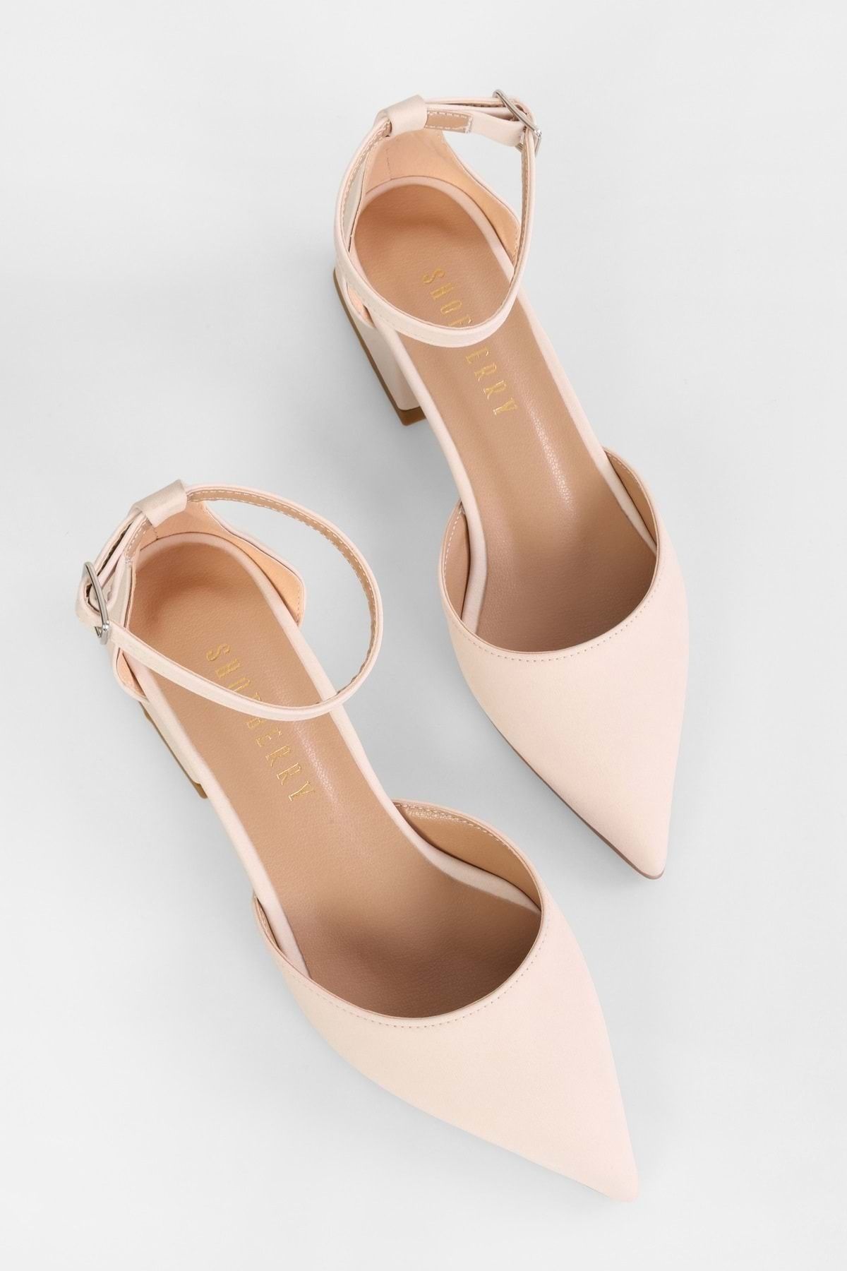 Shoeberry-Damen Ballerinas aus Satinleder in Satinoptik 2