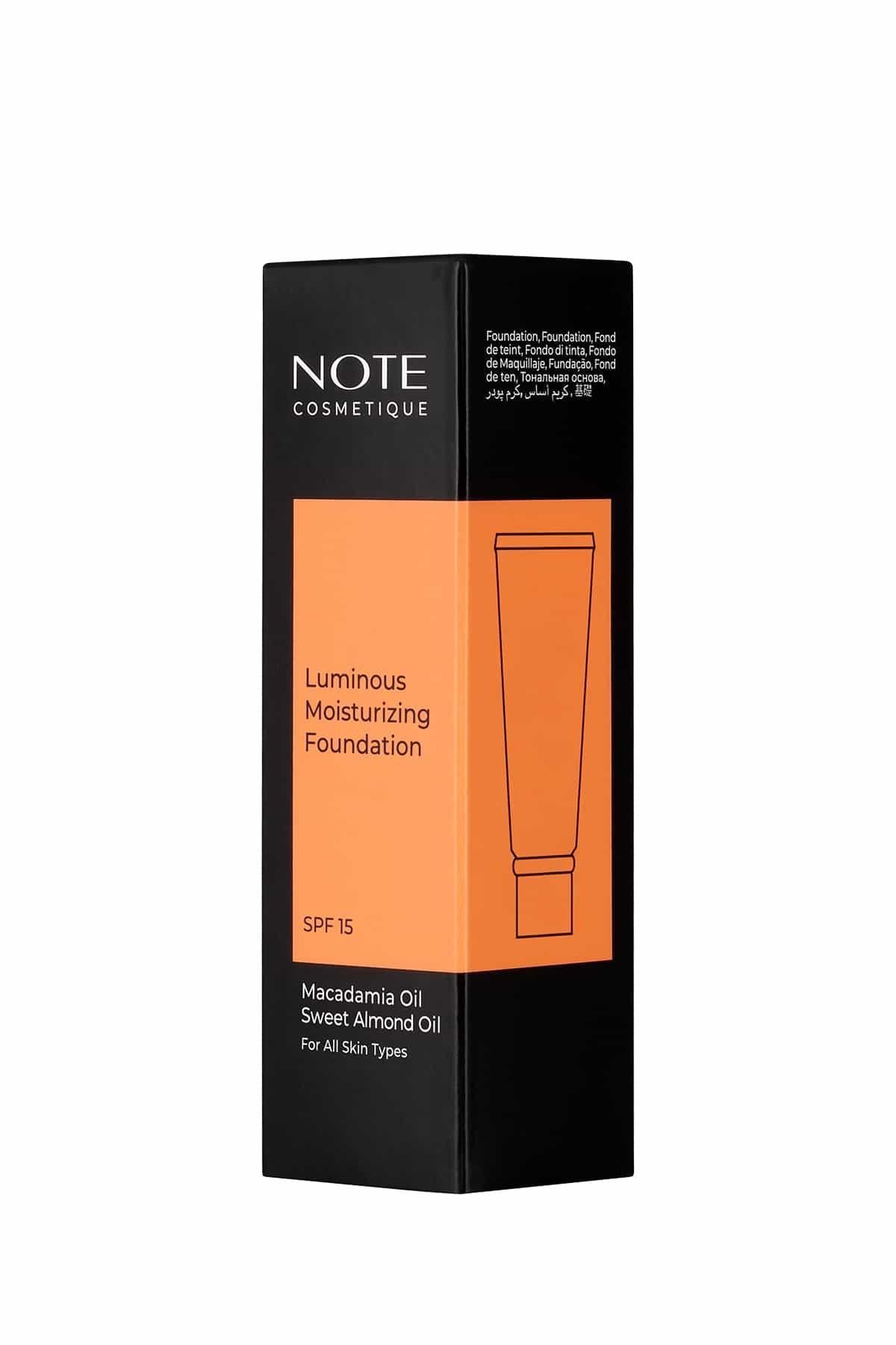 NOTE-02 Natural Beige Luminous Moisturizing Moisturizing Foundation - SPF 15 Concealer 4
