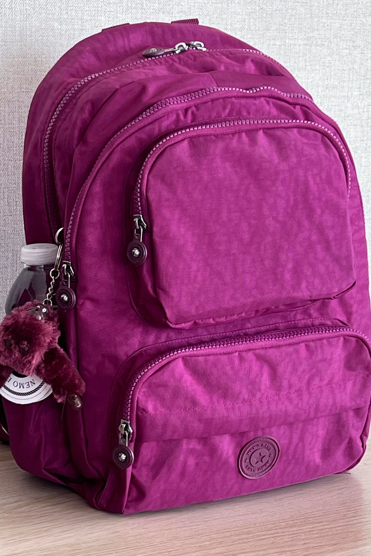 MORCA Rucsac Plum Geantă De Școală Geantă De Călătorie Pentru Laptop 14 Inch Duomino 18 Lt 40x30x15cm Unisex - One Size