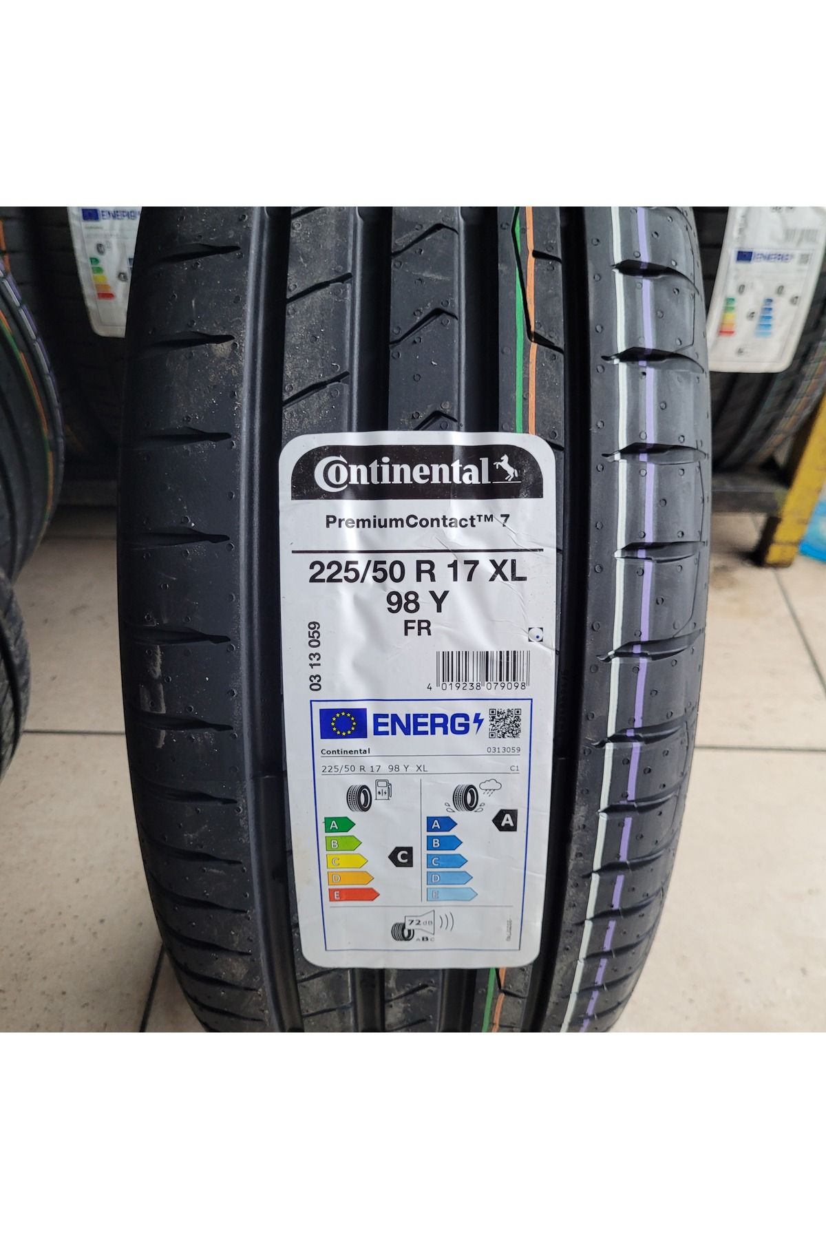 225/50R17 98Y XL ☆ コンチネンタル エコ・コンタクト Continental EcoContact 6 1本  :22550r17bmw-ec6oe-co:矢東タイヤ - 通販 - Yahoo!ショッピング - 自動車