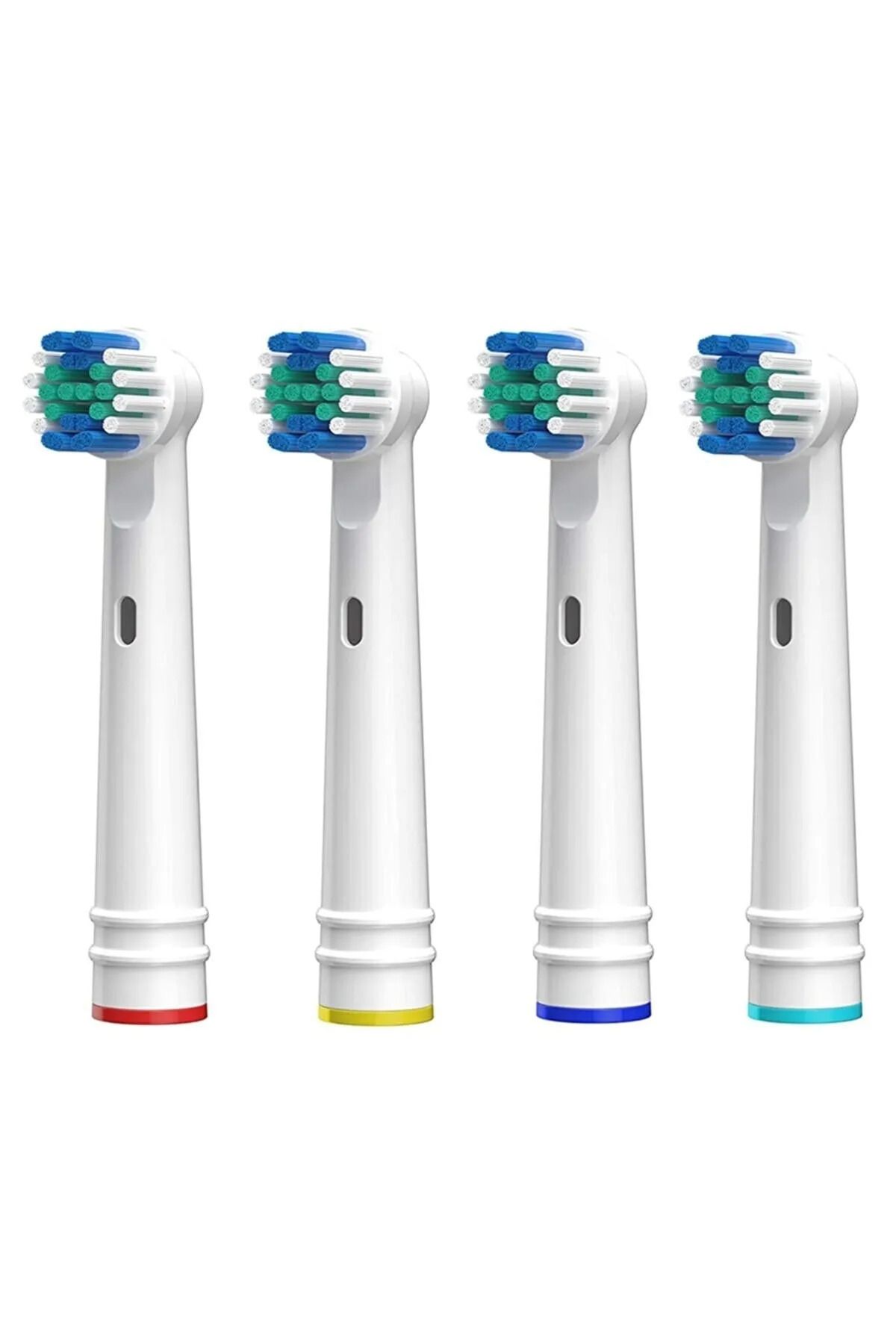 Factorial Elektrikli Ve Pilli Diş Fırçası Yedek Fırça Başlıkları Oral B Ile Uyumlu 4 Adet Orta Sert Agız Duşu