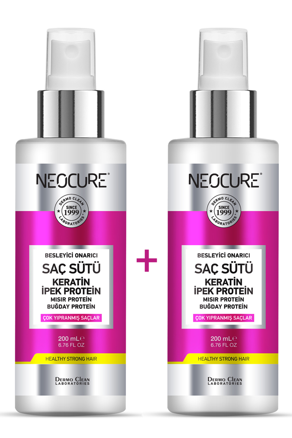 NeoCure YIPRANMIŞ SAÇLAR İÇİN KERATİN SAÇ SÜTÜ 200 ML - 2'Lİ SET — 153.01.394