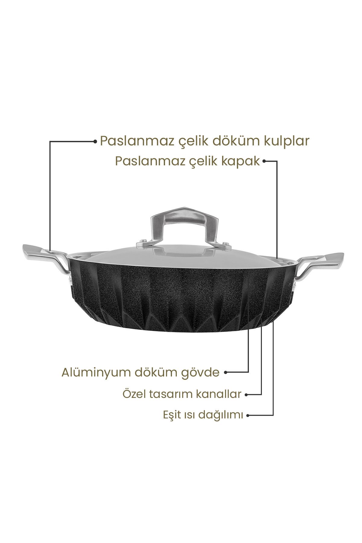 Diagon 30 Cm Karnıyarık Tencere