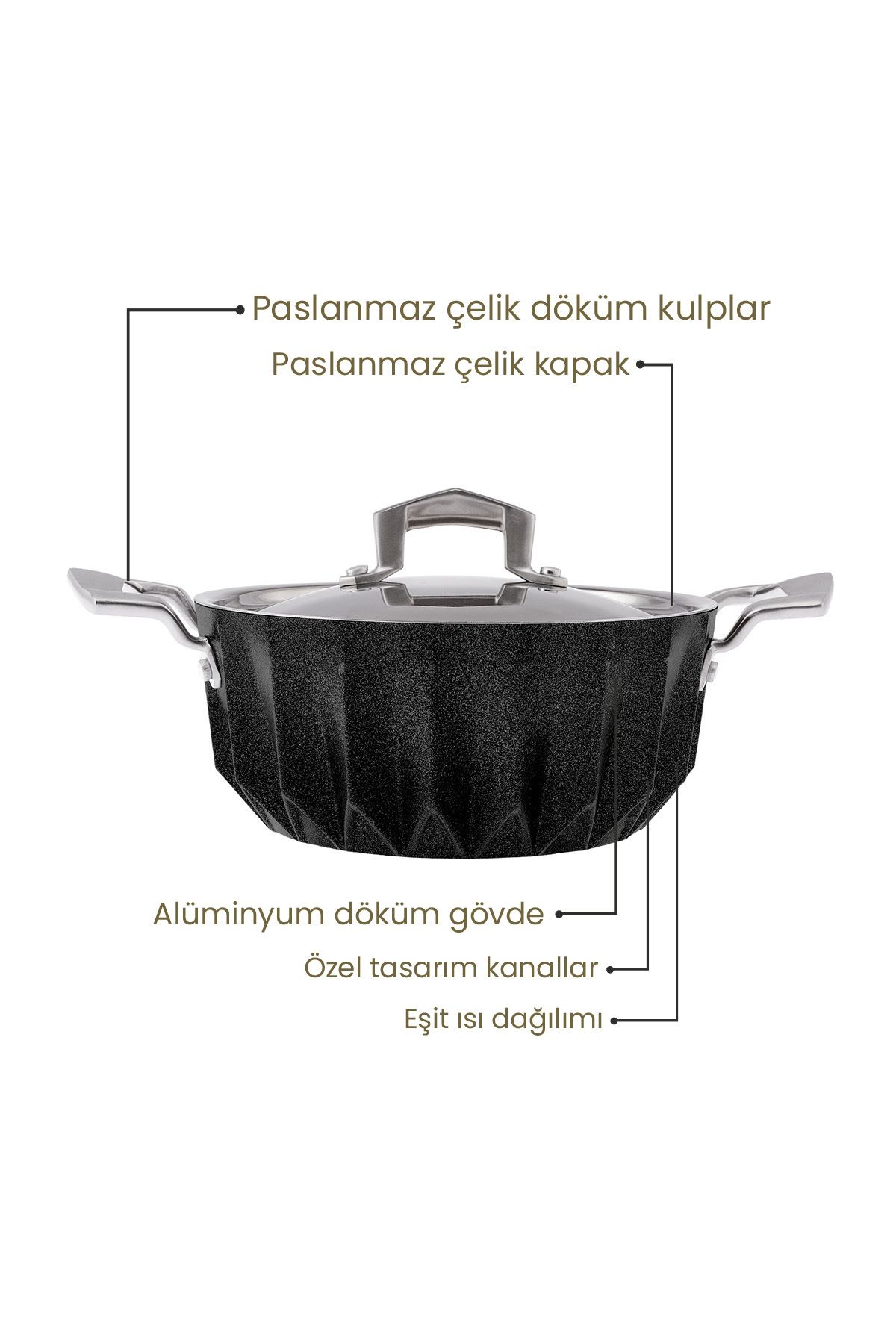 Diagon 24 Cm Derin Tencere