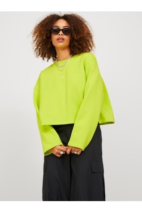 JJXX Baskılı Yuvarlak Yaka Kadın Sweatshirt 12214536