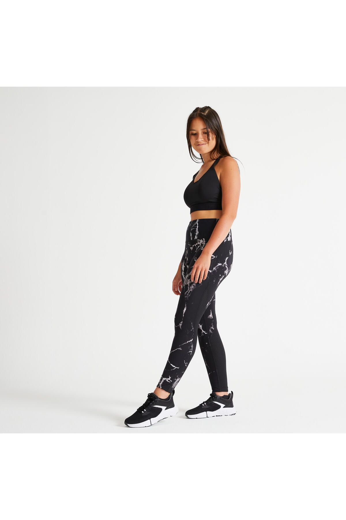 Decathlon Kadın Siyah Yüksel Bel 7/8 Skinny Spor Taytı 500 - Fitness  Kardiyo Fiyatı, Yorumları - Trendyol