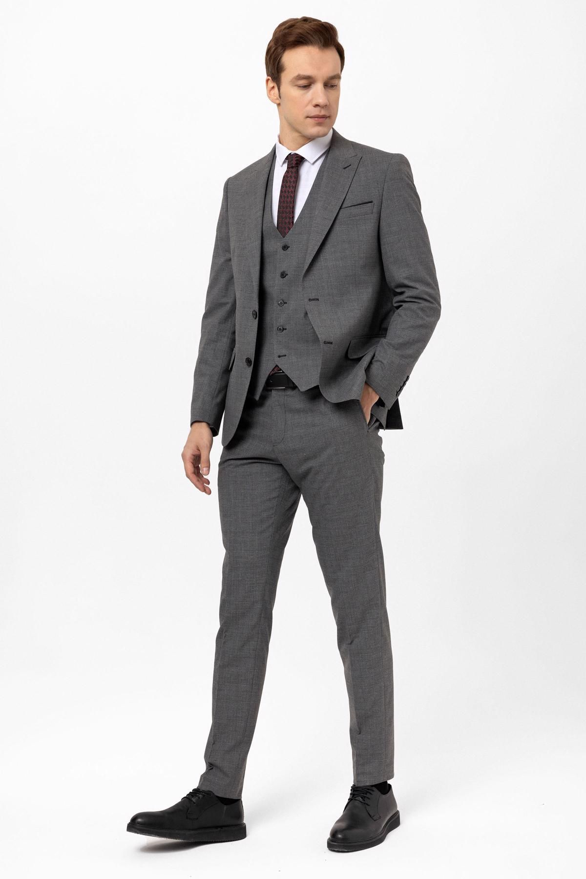 SÜVARI Slimfit Жилет-жилет добби TK1020000288