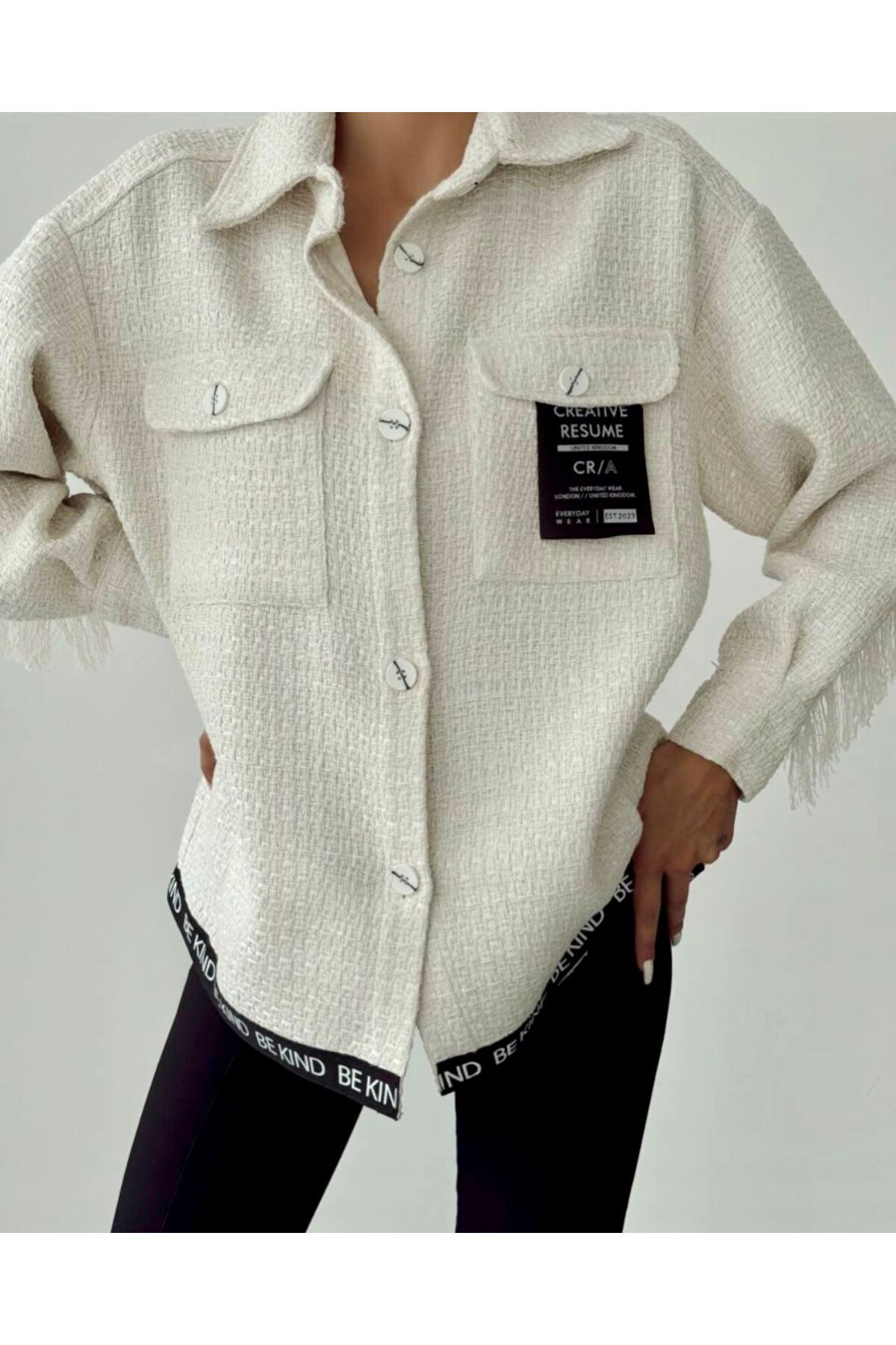 Quzu-TUTUIT JACKET WITH LABEL DETAIL 6