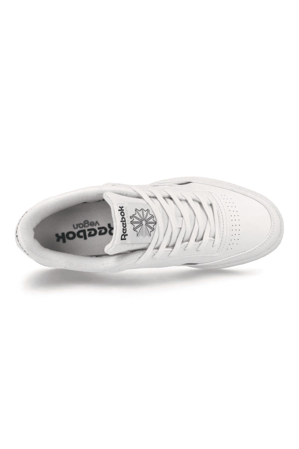 اسنیکر سفید مردانه باشگاه C 85 کفش ورزشی پوست وگان Reebok