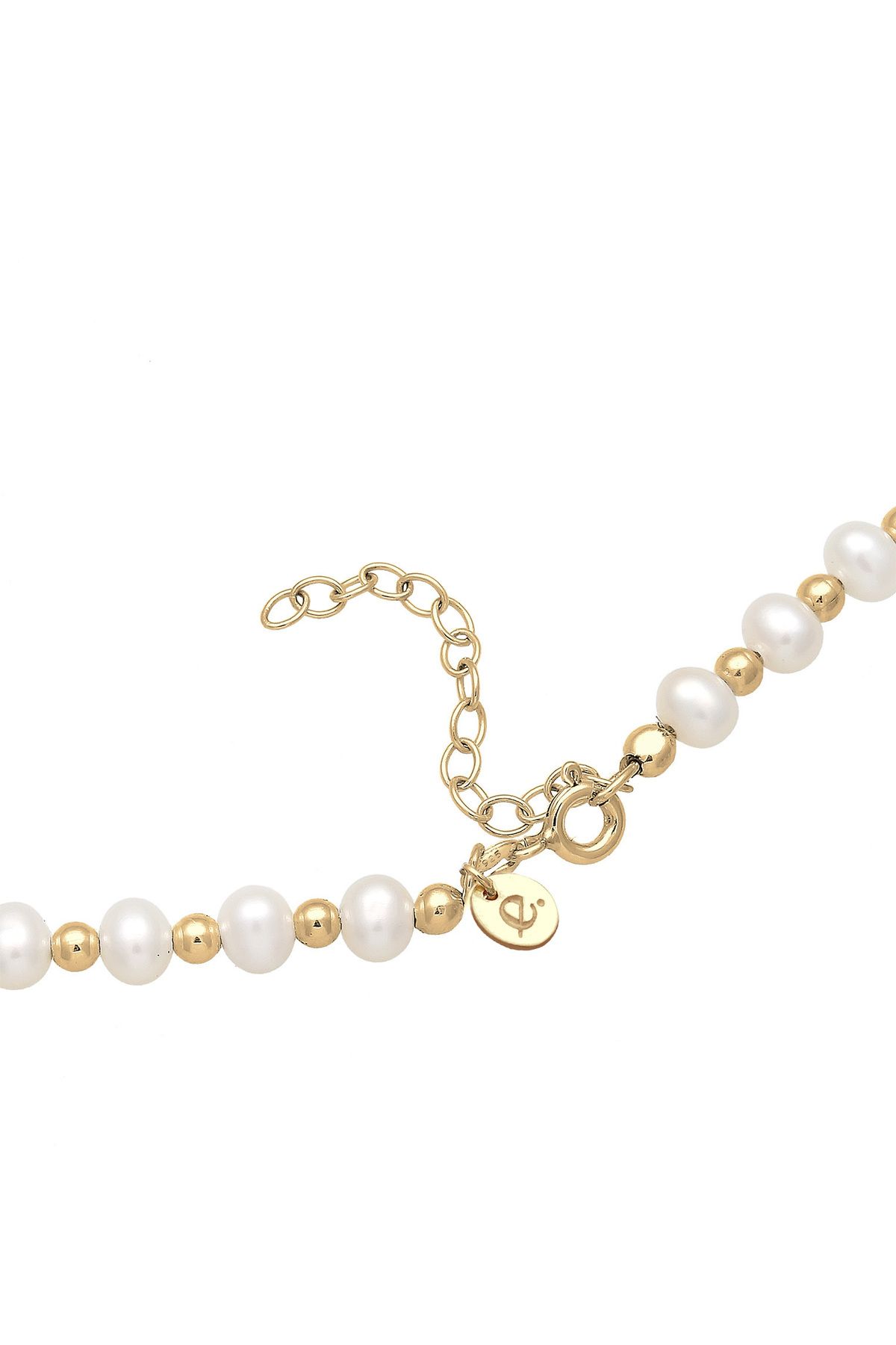 ELLI-Halskette Collier Kugel Süßwasserzuchtperle 925 Silber 4