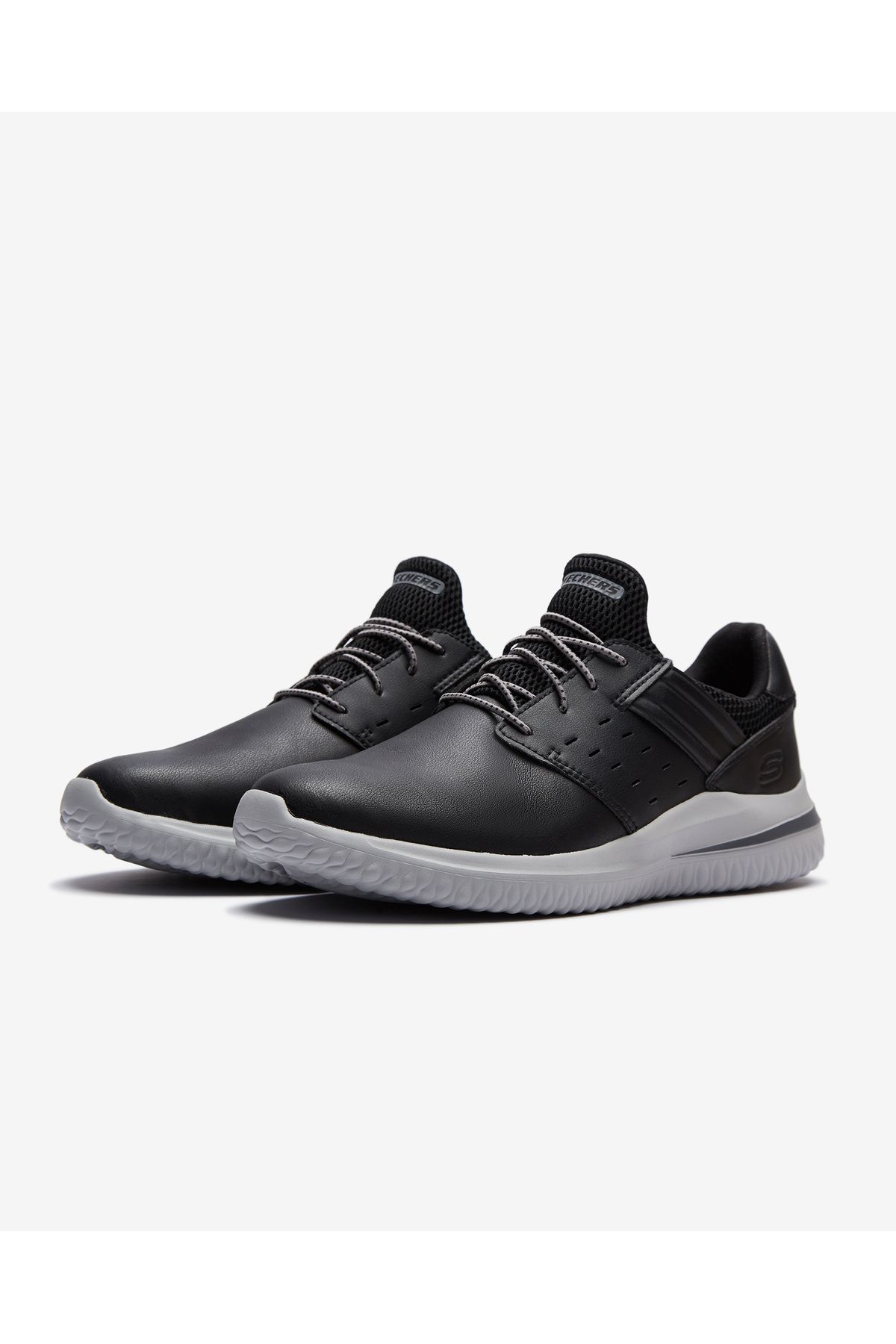 Skechers Delson 3.0 Ezra Erkek Siyah G nl k Ayakkab 210308 Blk