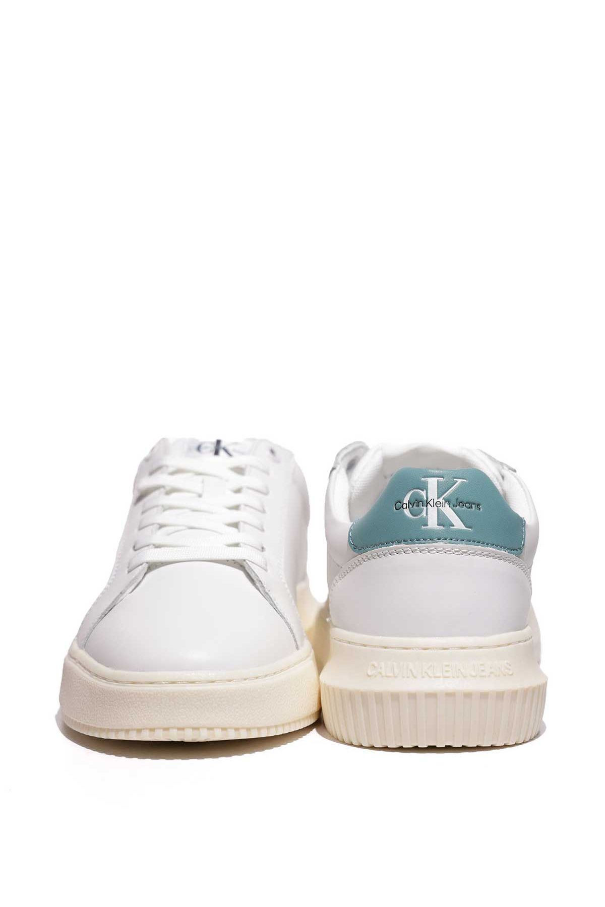 اسنیکر سفید مردانه کالوین کلین چونکی تنها کفش ورزشی YM0YM00681 Calvin Klein