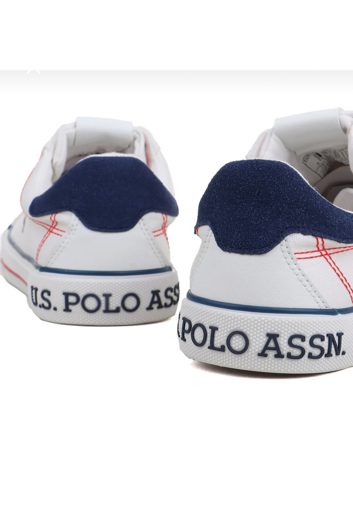 Polo (پولوشرت) ASSN ایالات متحده اسنیکر ساده زنانه رنگ سفید U.S. Polo Assn. یو اس پولو اورجینال - تصویر 5