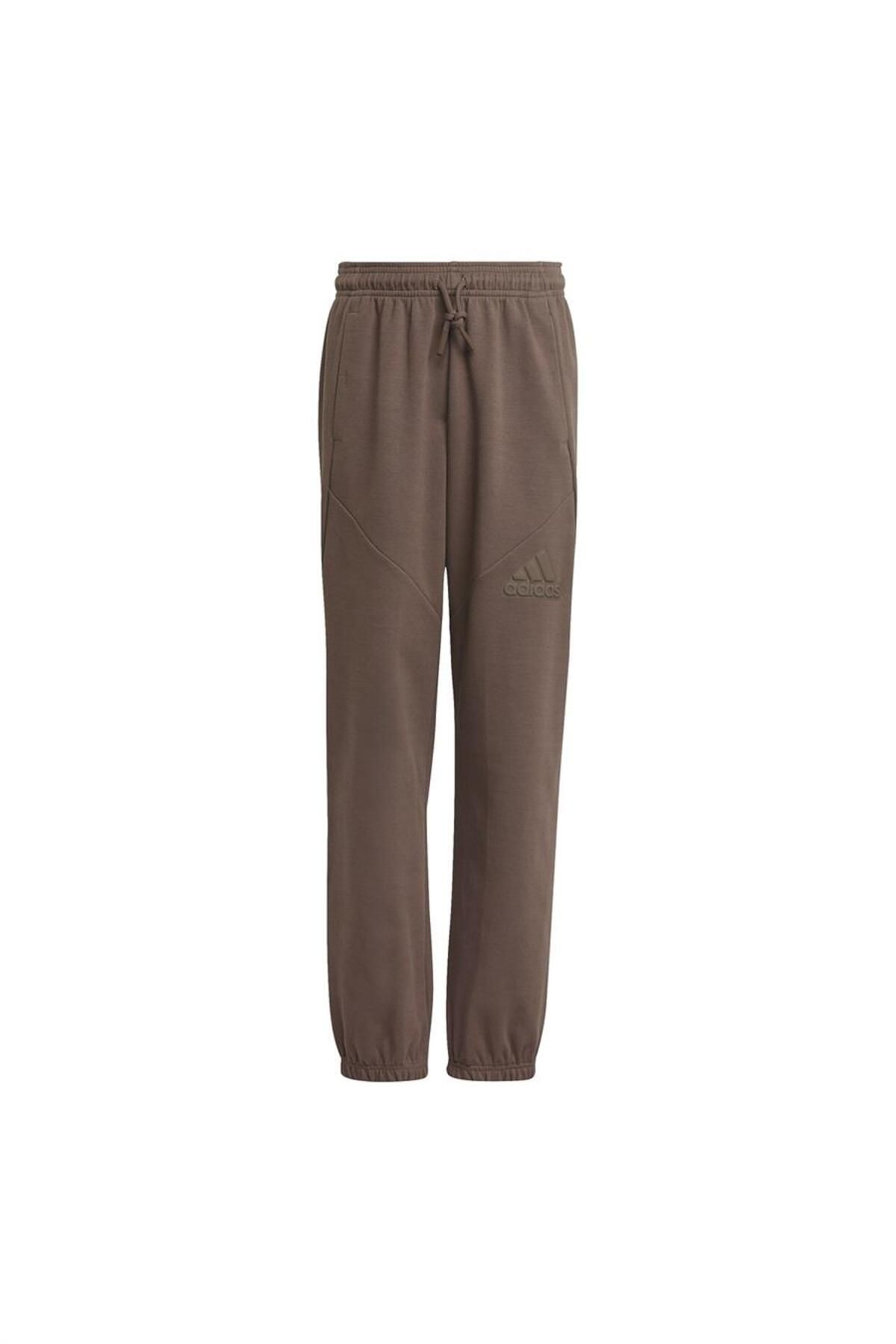Brown adidas sweatpants sales