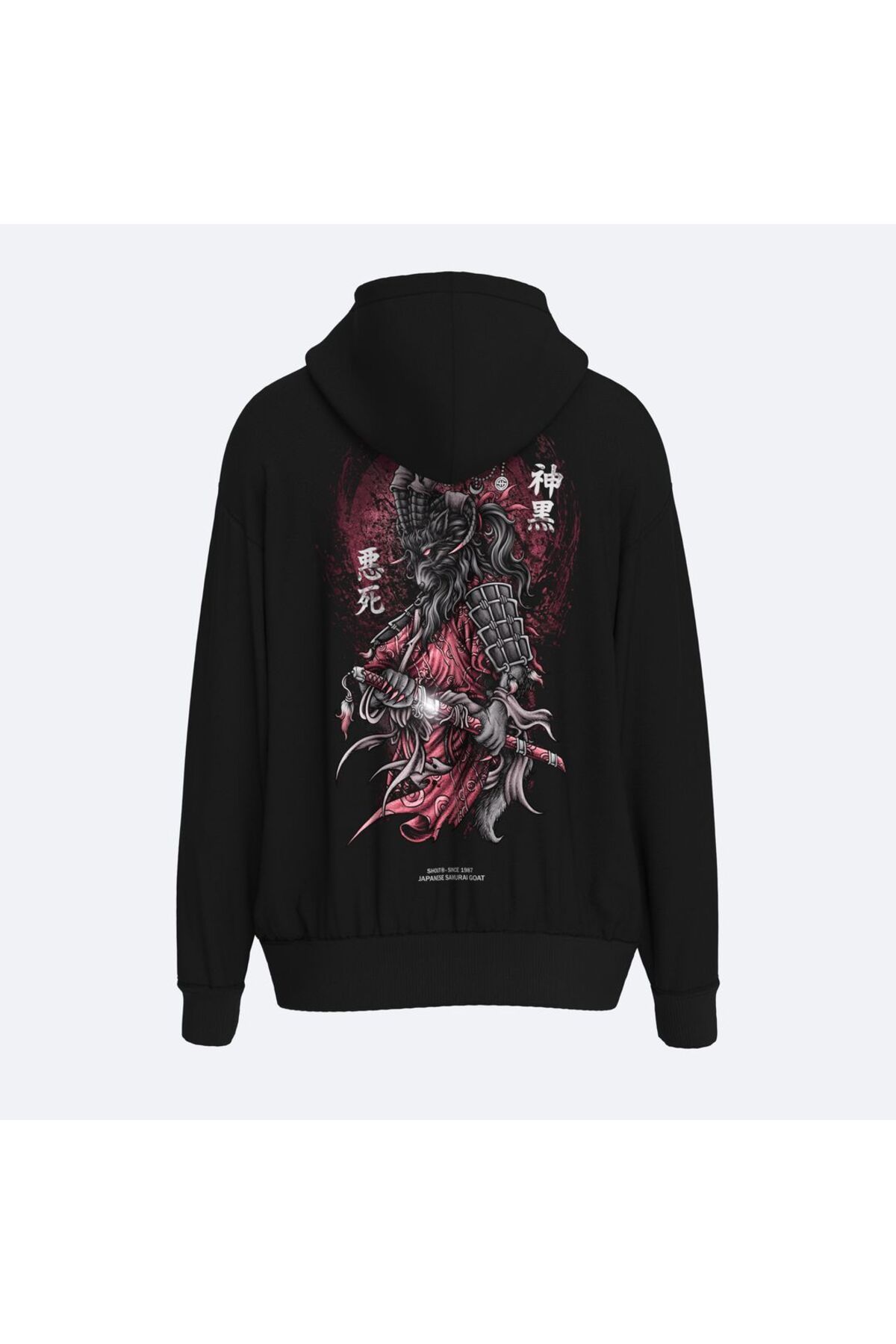 Japanese samurai hoodie 2025