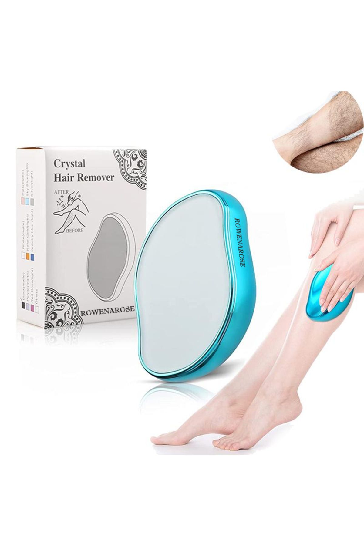 Islak Crystal Eraser Epilasyon Aleti Tüy Silgisi Tüy Alıcı Fiziksel Kristal Epilatör İthalatçı Gara