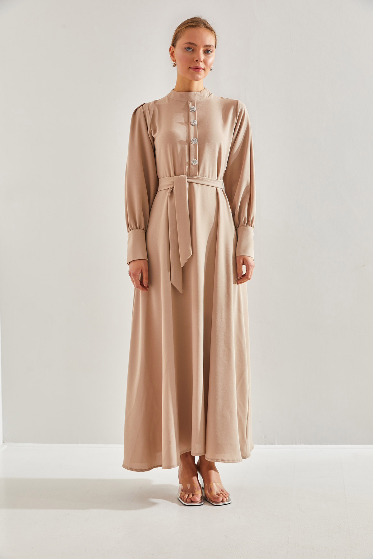 لباس زنانه لوکی مودست | 60151011 Bianco Lucci Modest - Image 6