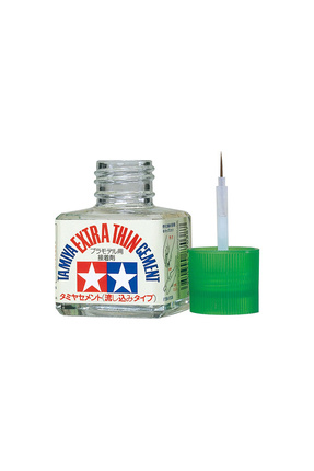 TAMIYA Plastik Hobi Maket Yapıştırıcı, Ekstra Ince (40 ML.), İadesiz