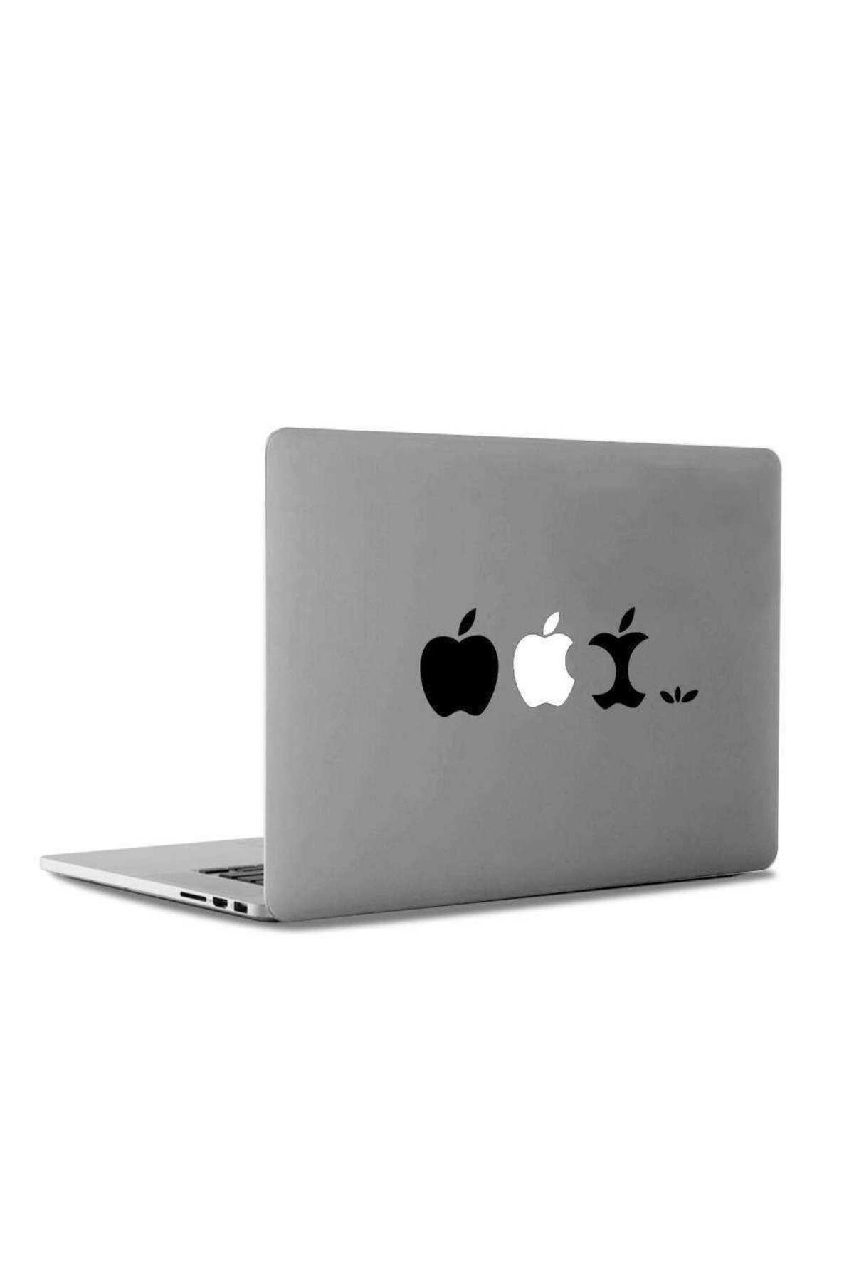 cnpromosyon Apple Logo Elmalar Mac Book Laptop Sticker, Etiket