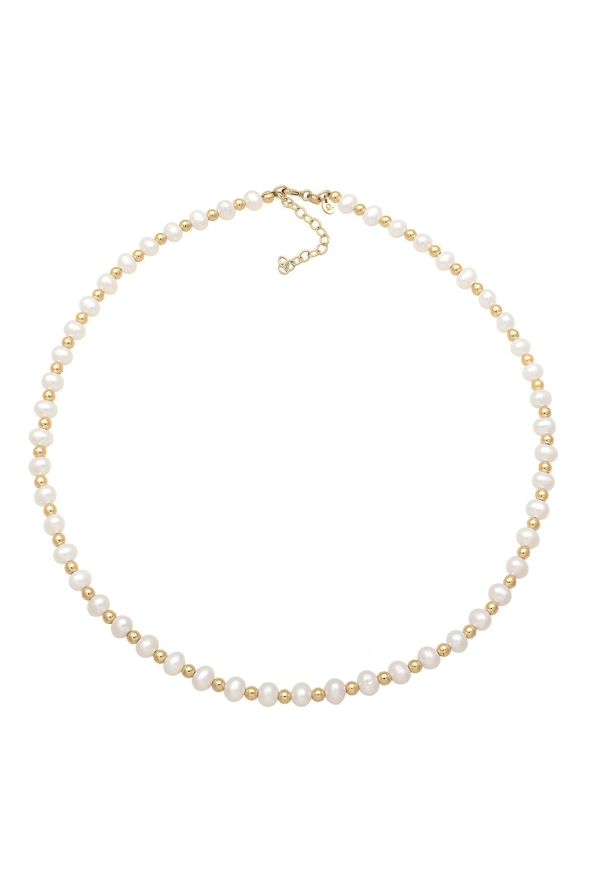 ELLI-Halskette Collier Kugel Süßwasserzuchtperle 925 Silber 3