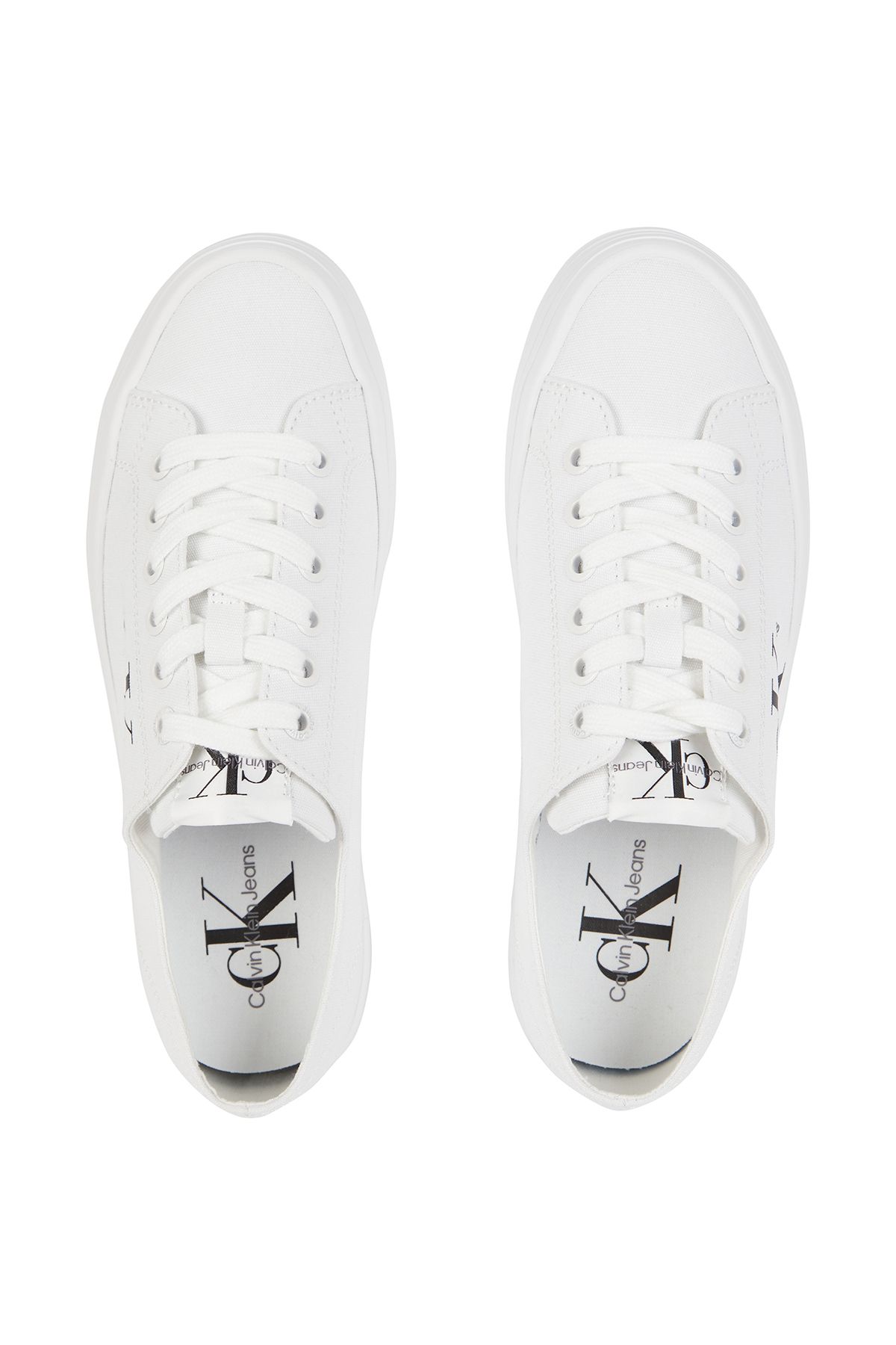 Calvin klein canvas trainers store