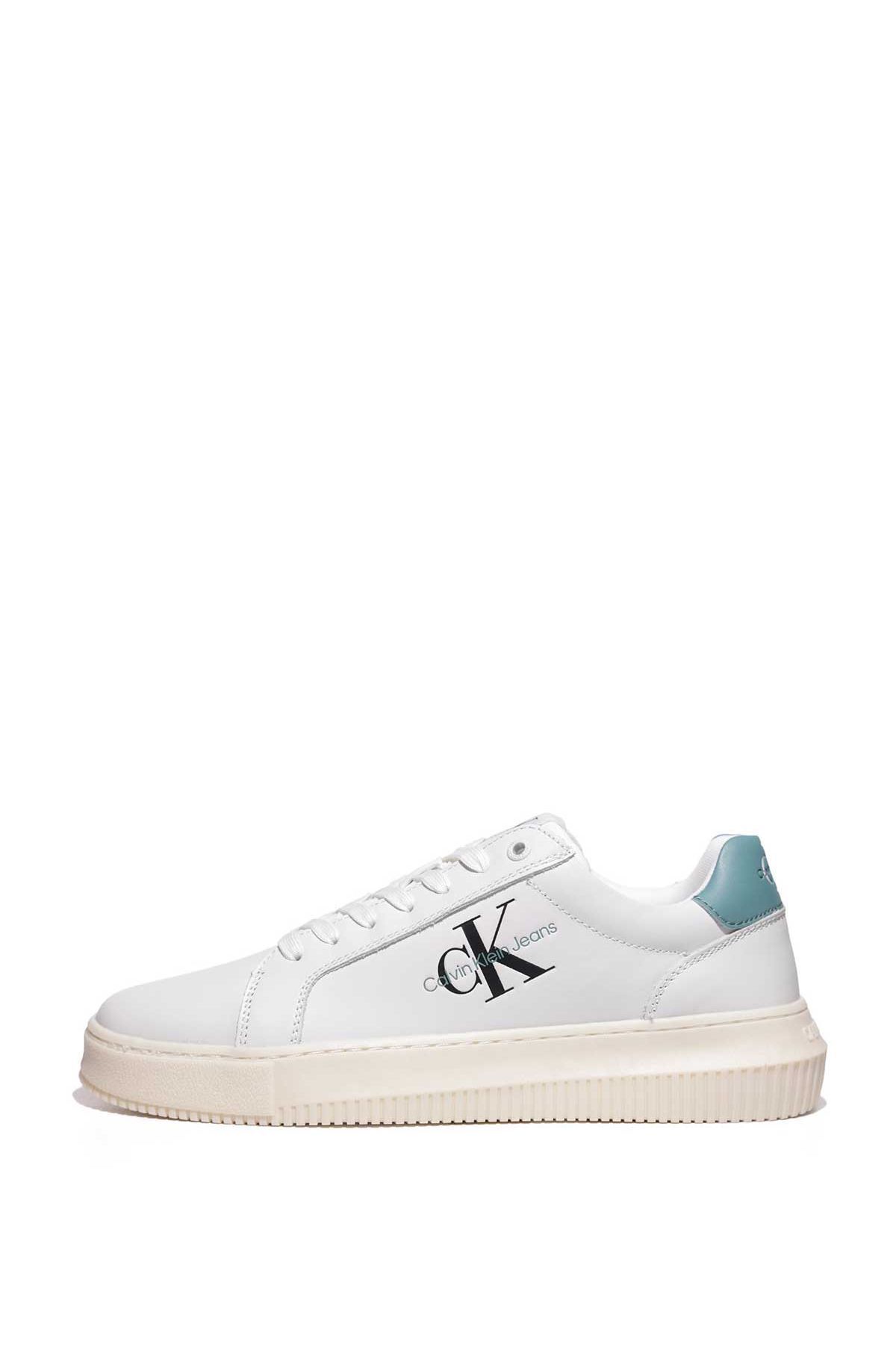 اسنیکر سفید مردانه کالوین کلین چونکی تنها کفش ورزشی YM0YM00681 Calvin Klein
