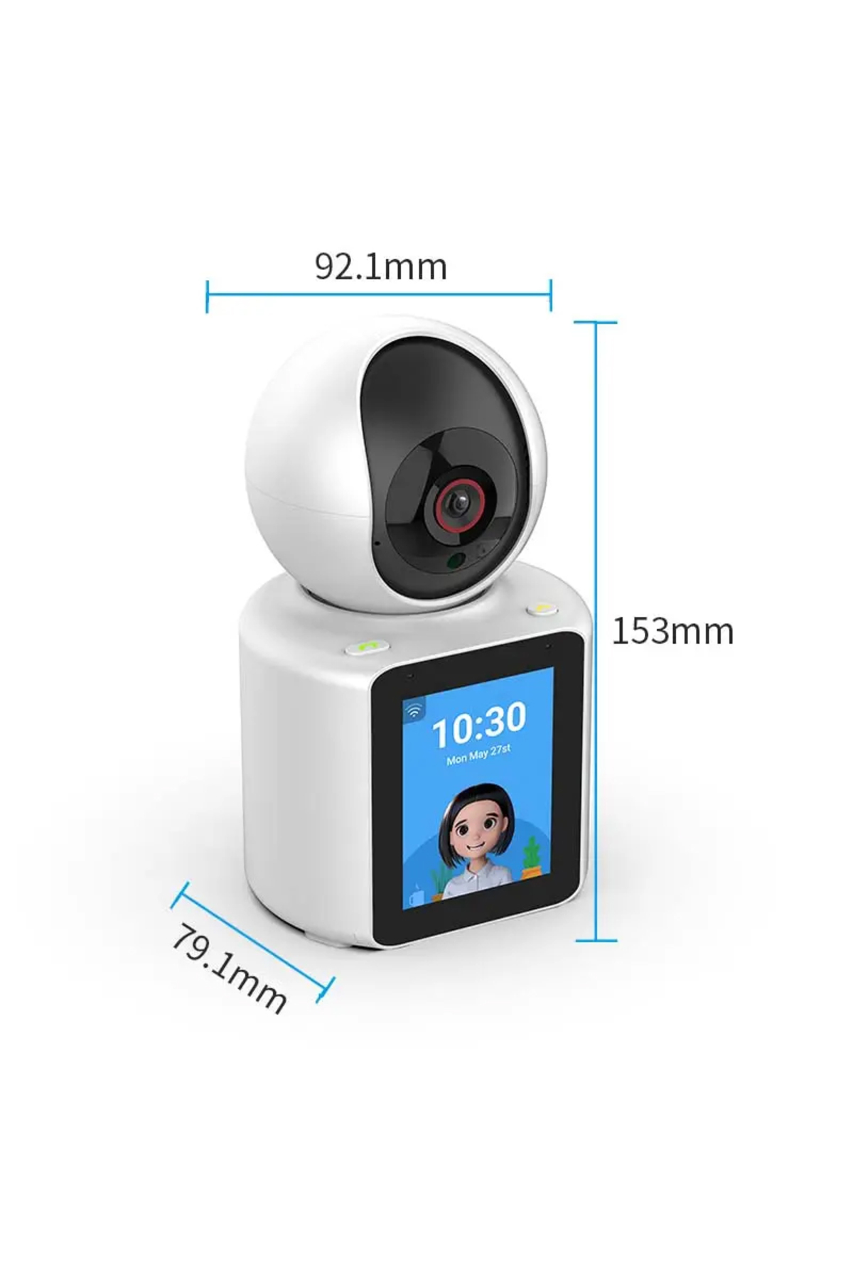 yoosee YS-15 Pon Monitörlü 5mp Ultra HD 4K  Gece görüşlü iki yönlü sesli ve görüntülü Bebek Kamerası fotoğrafı 4 (önizleme)
