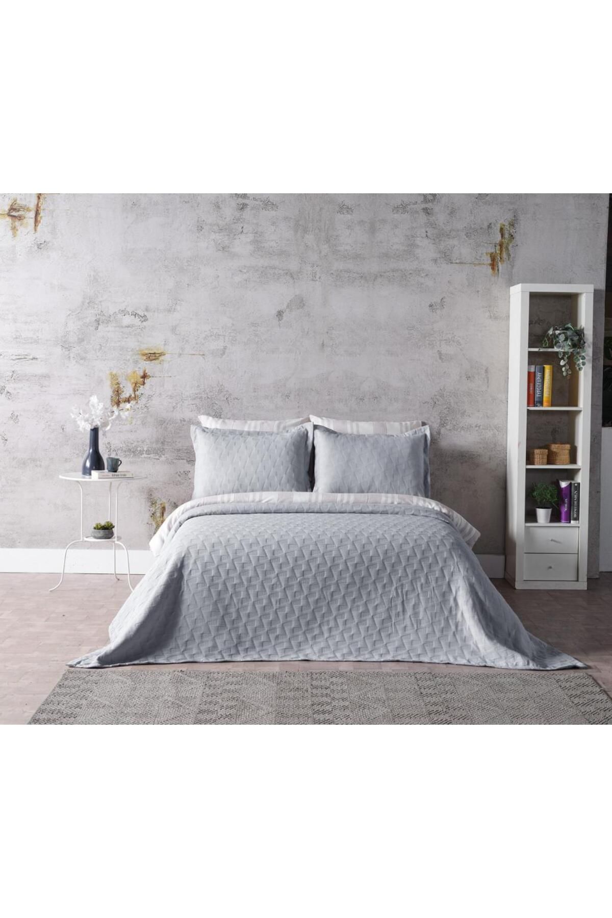 Lolavien-Silva Single Bedspread - Gray 2
