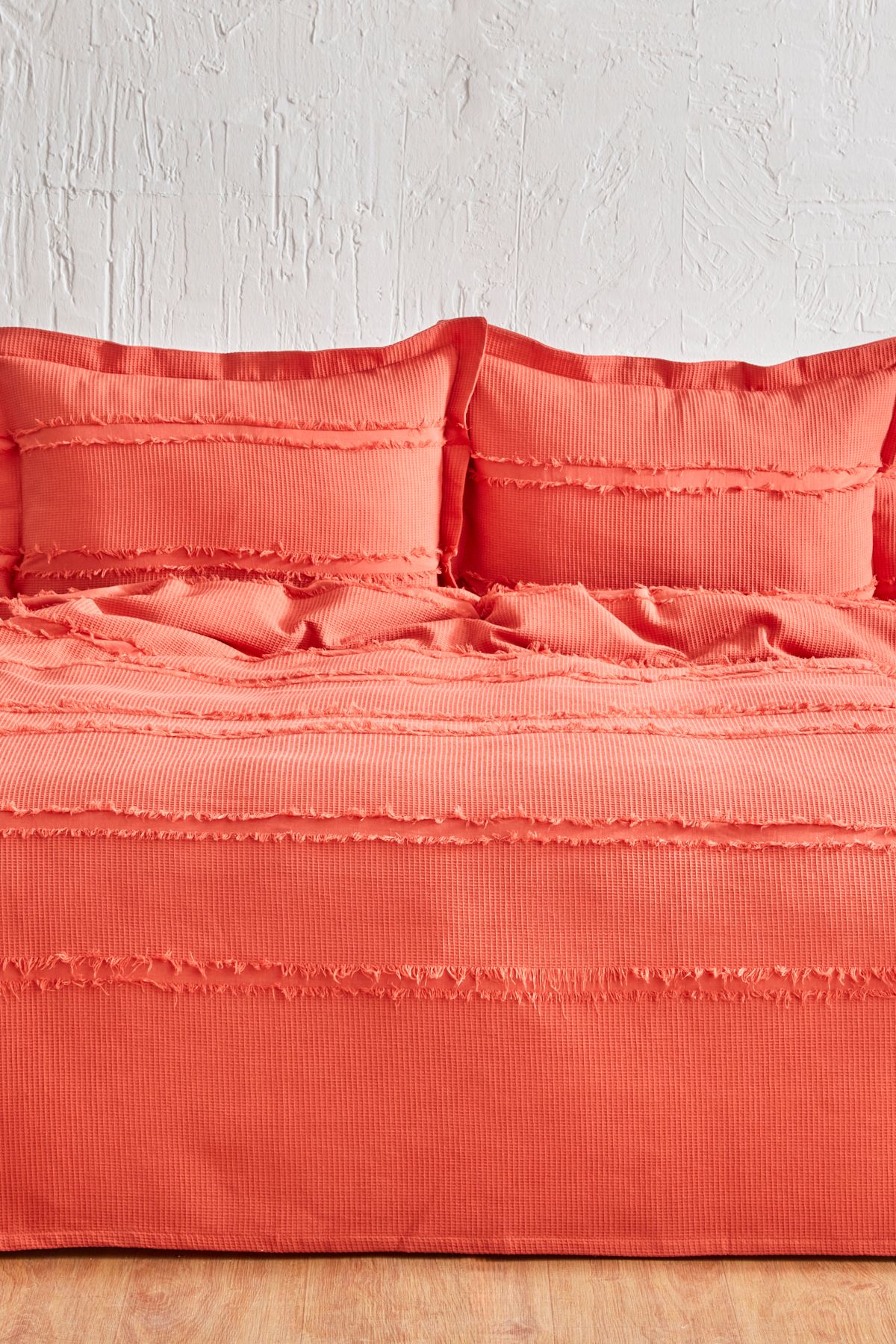 Karaca Home-Hazel Single Bedspread Set Red 2