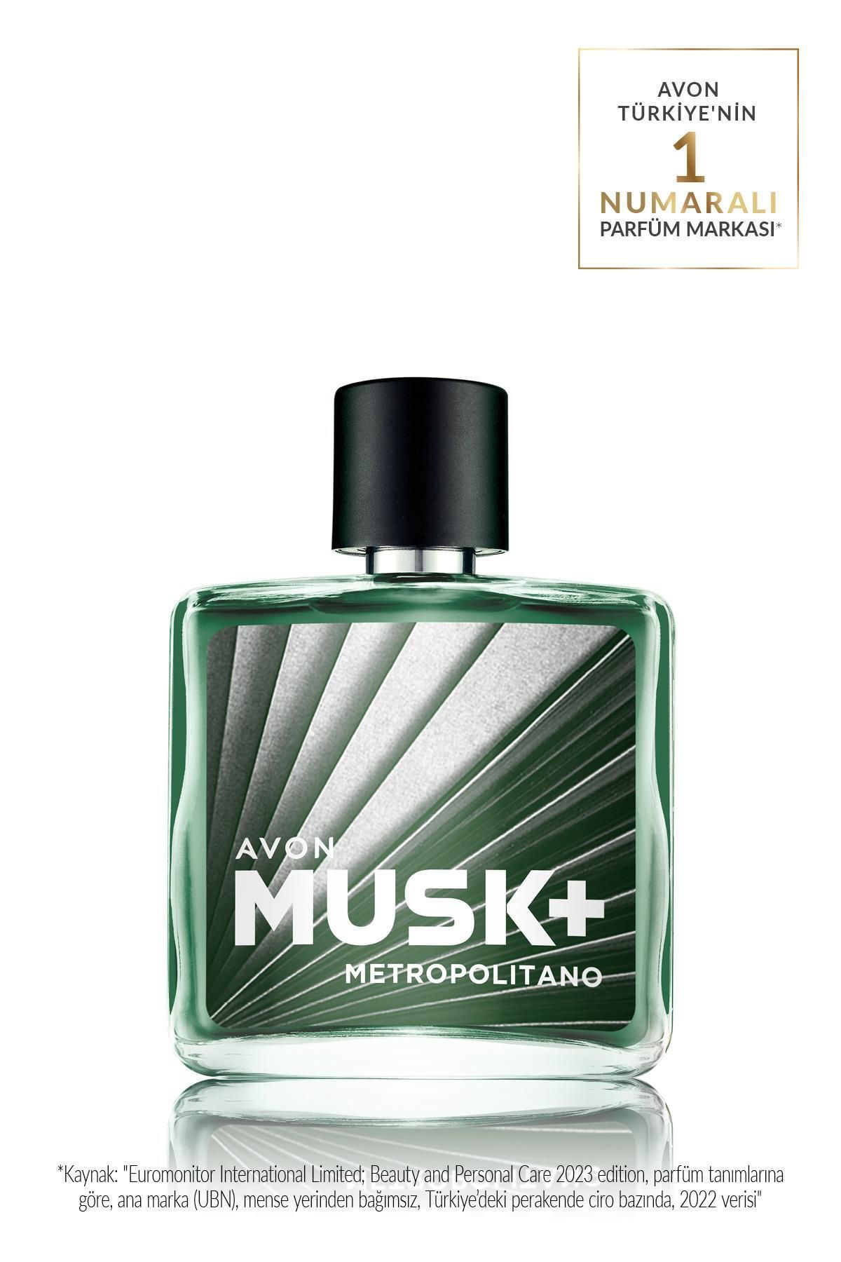 عطر مردانه Musk Metropolitano Edt 75 Ml. Avon