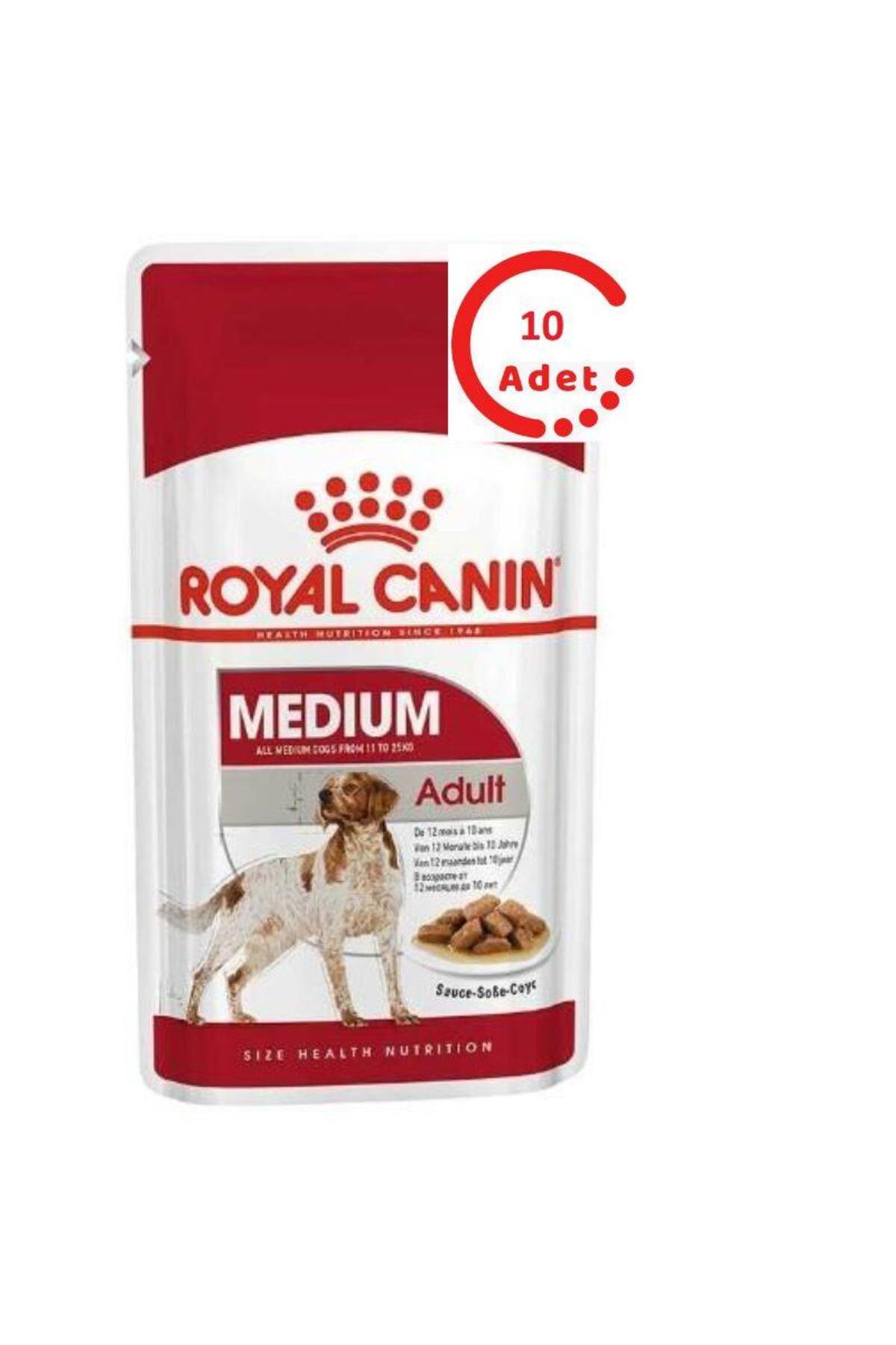 Royal Canin Medium Adult Köpek Yaş Maması 140gr x 10 ADET