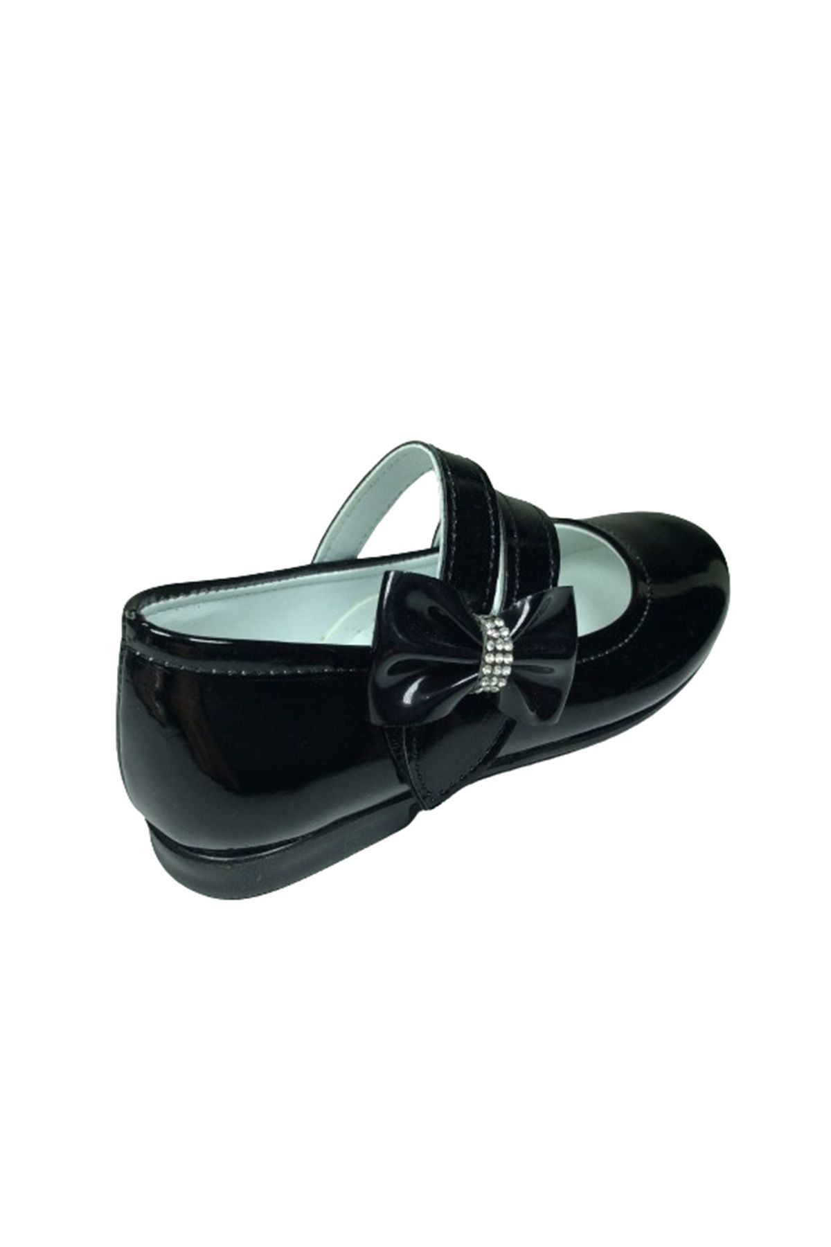 OrtopedikAL-1010 Ort Emt Booties Black Patent Leather Ballerinas with Fork Band Girls' Evening Dress Shoes Fancy Wedding 4