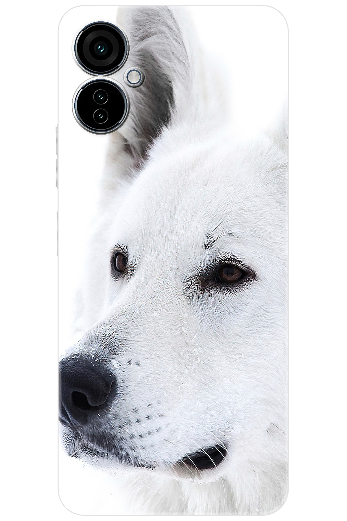 Tecno 19 NEO (CH6i) Compatible Sheath Pattern Printed Silicone White Wolf NGO:169 CP-jiDgs1n
