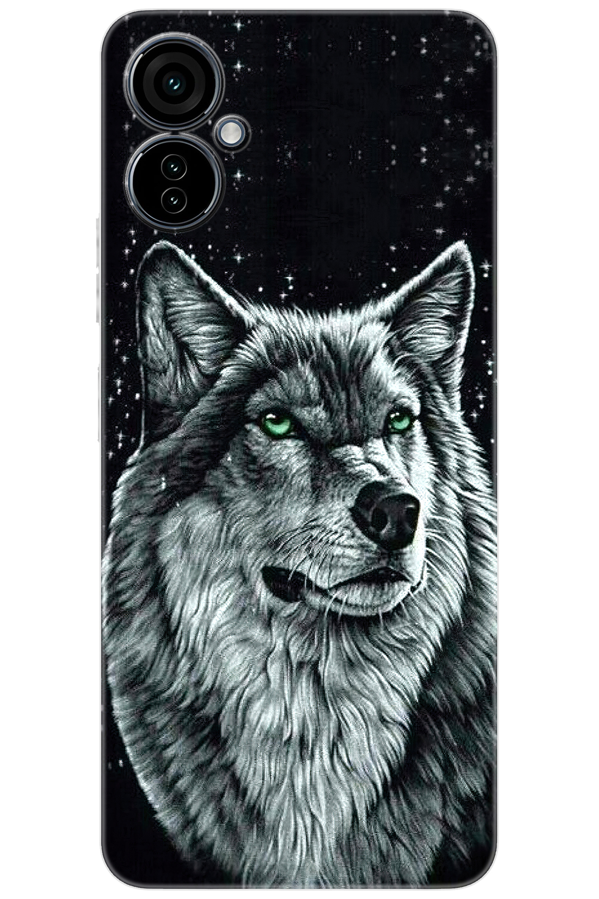 Tecno 19 NEO (CH6i) Compatible Sheath Pattern Printed Silicone Wolf Printed NGO:488 CP-Avn51sw