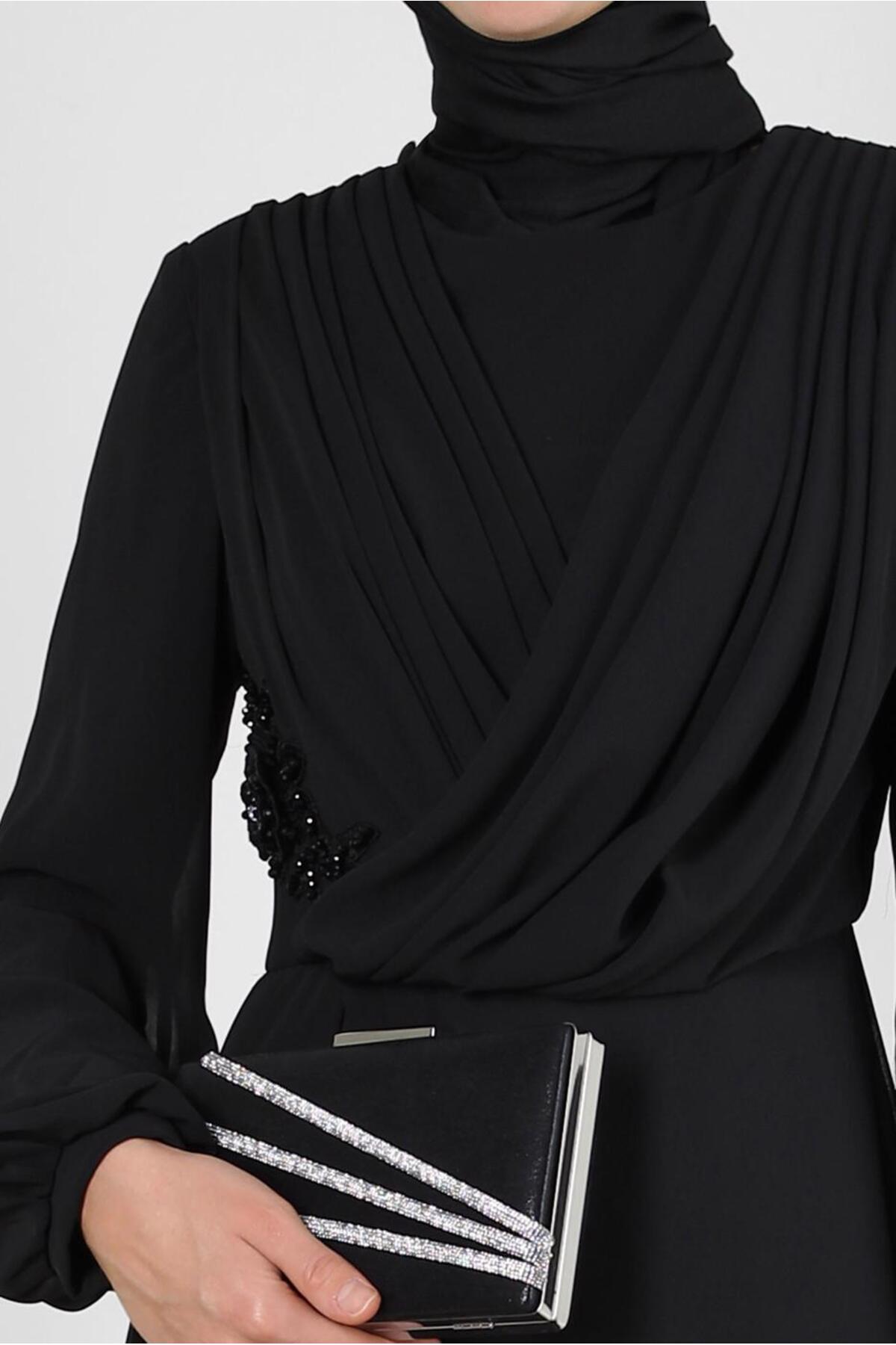 مانتو ابایا زنانه آلوینا | 23YABL0050385 Alvina - Image 4