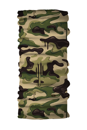 FG KONNİCHİWA Kamufulaj Motor Bisiklet Yüz Maskesi Outdoor Buff Boyunluk Band...