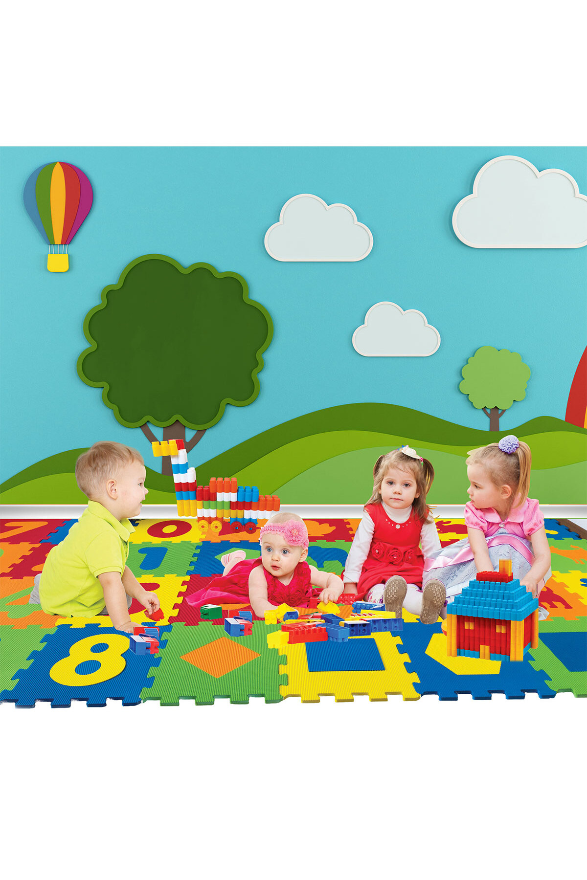 Akar Oyuncak Eco Eva Oyun Matı Rakamlar 33x33 Cm Standart fotoğrafı 3 (önizleme)