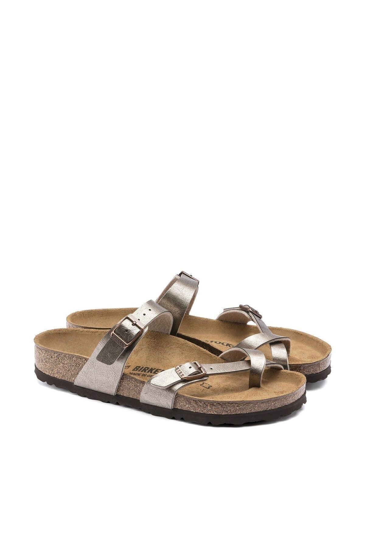 دمپایی ورزشی قهوه‌ای مایاری مدل Bf C-Bst1016408G0035 بیرکن استاک دمپایی Birkenstock