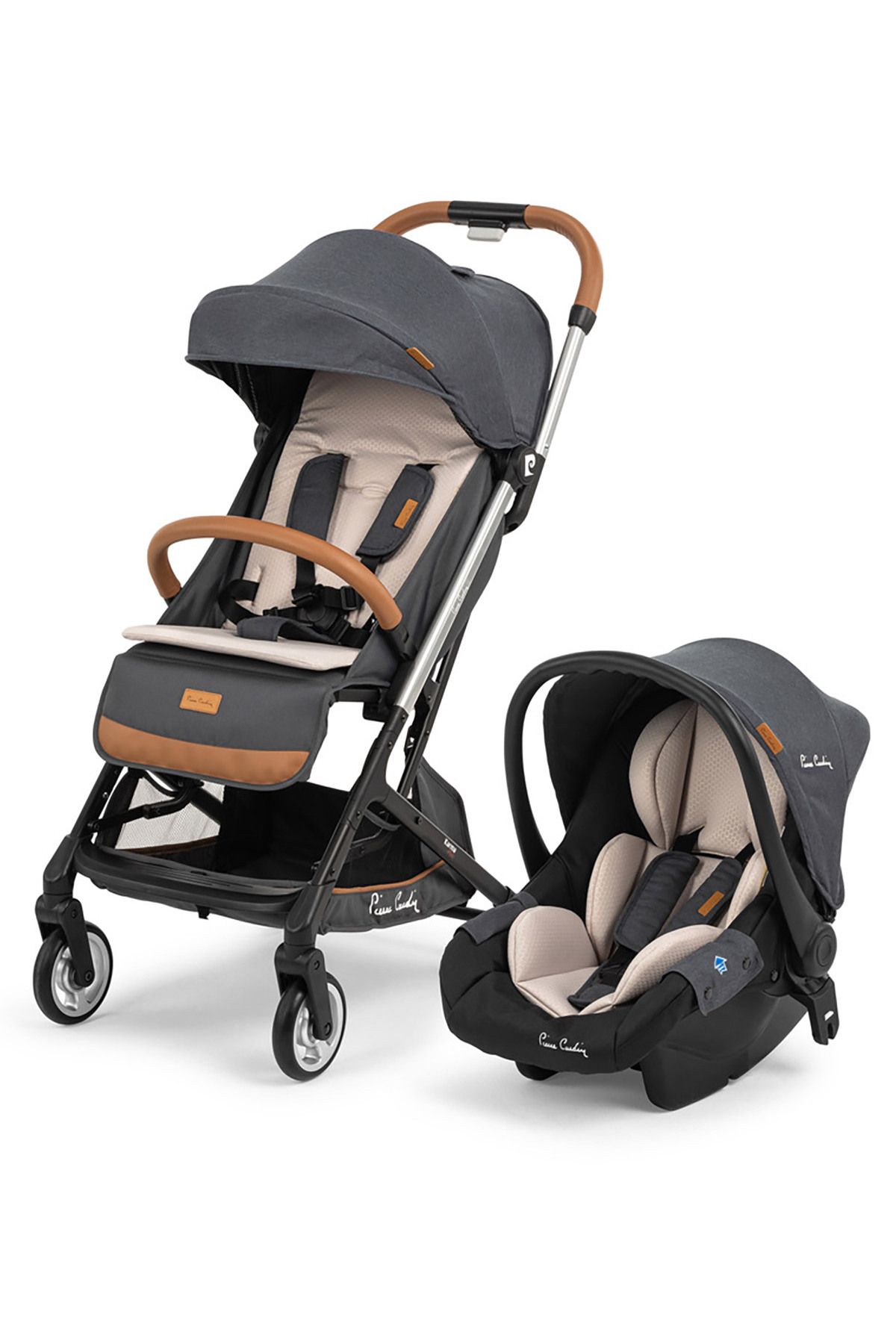 Детская коляска Pierre Cardin Karma Plus Travel System зеленая B68512131SS1