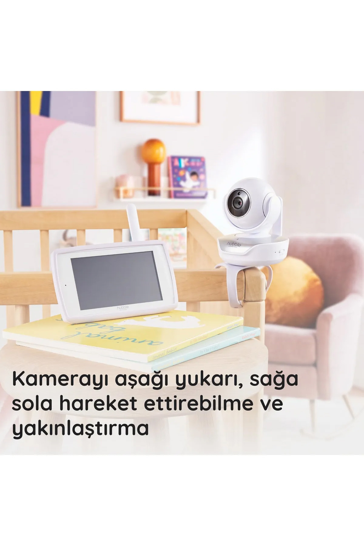 Genel Markalar Nursery Pal Deluxe 5” Hd Wi-fi Dokunmatik Ekran Portatif Dijital Bebek Kamerasıs fotoğrafı 5 (önizleme)