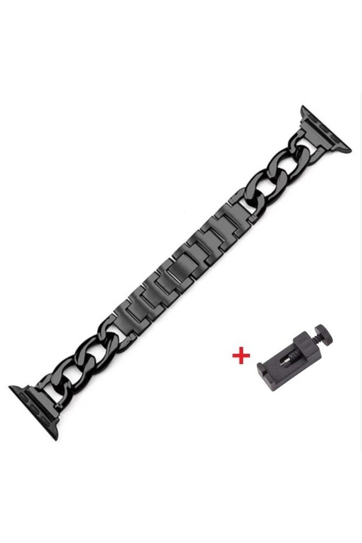 Metal Zincir Siyah-38/40/41mm