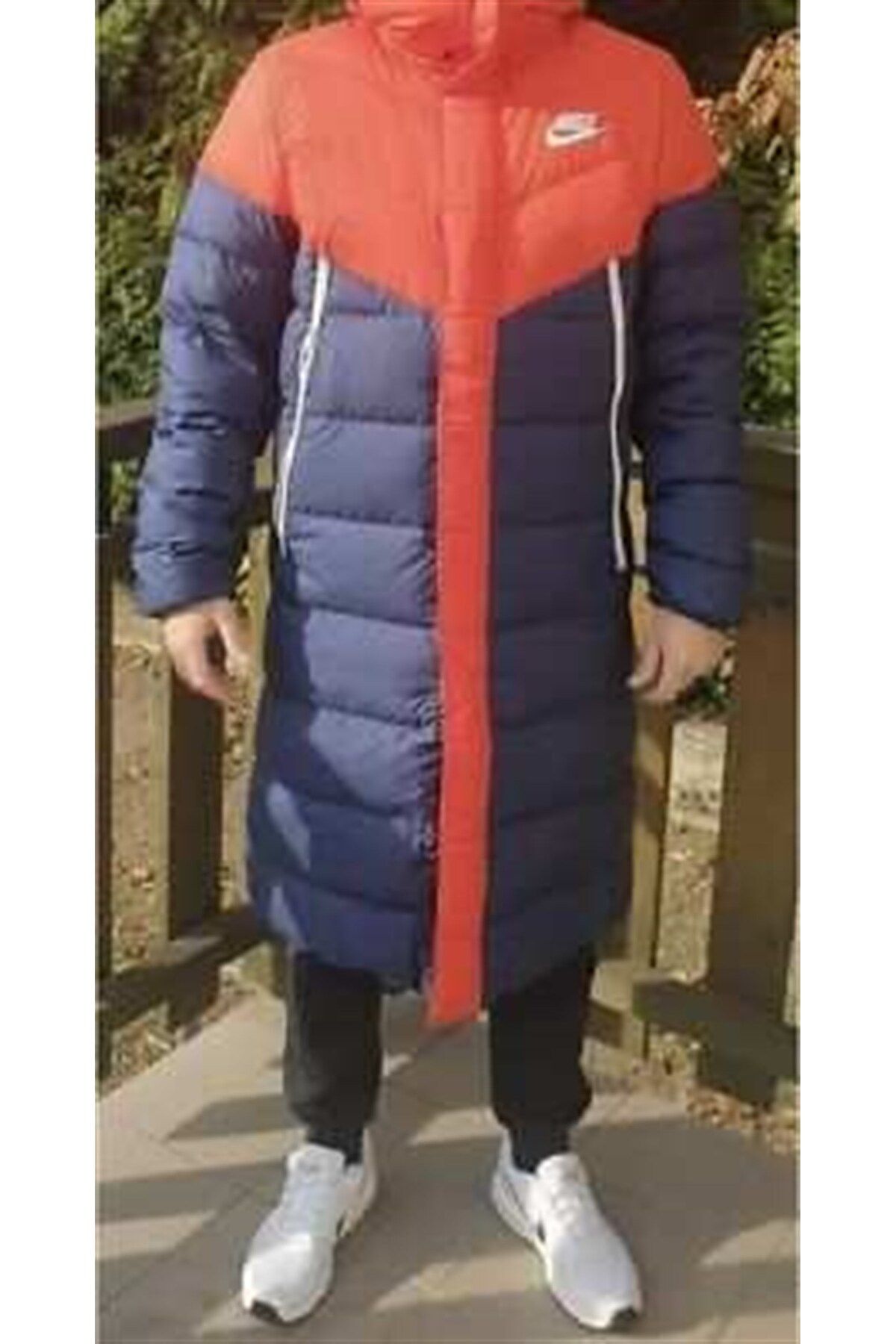 Nike blue cheap down fill jacket