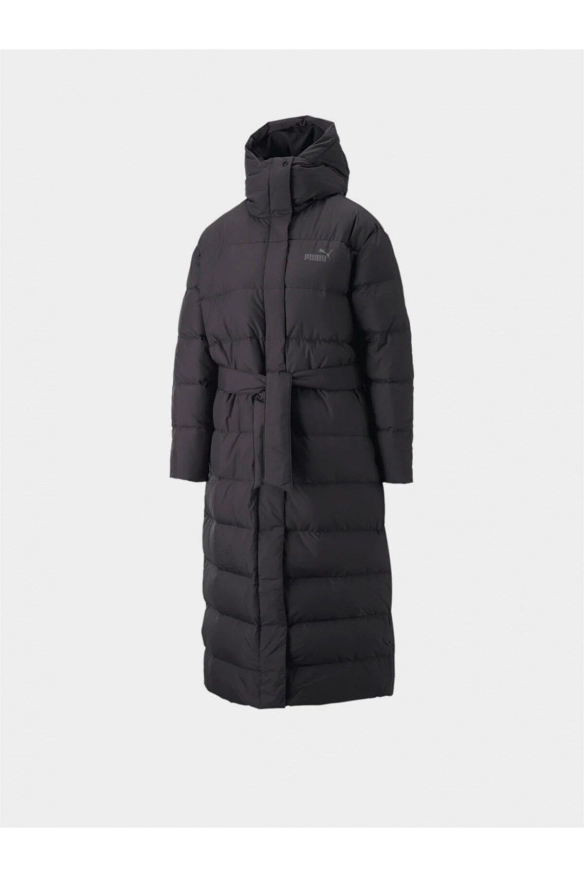 Puma Long Hooded Down Coat Black Kad n Mont 84935801