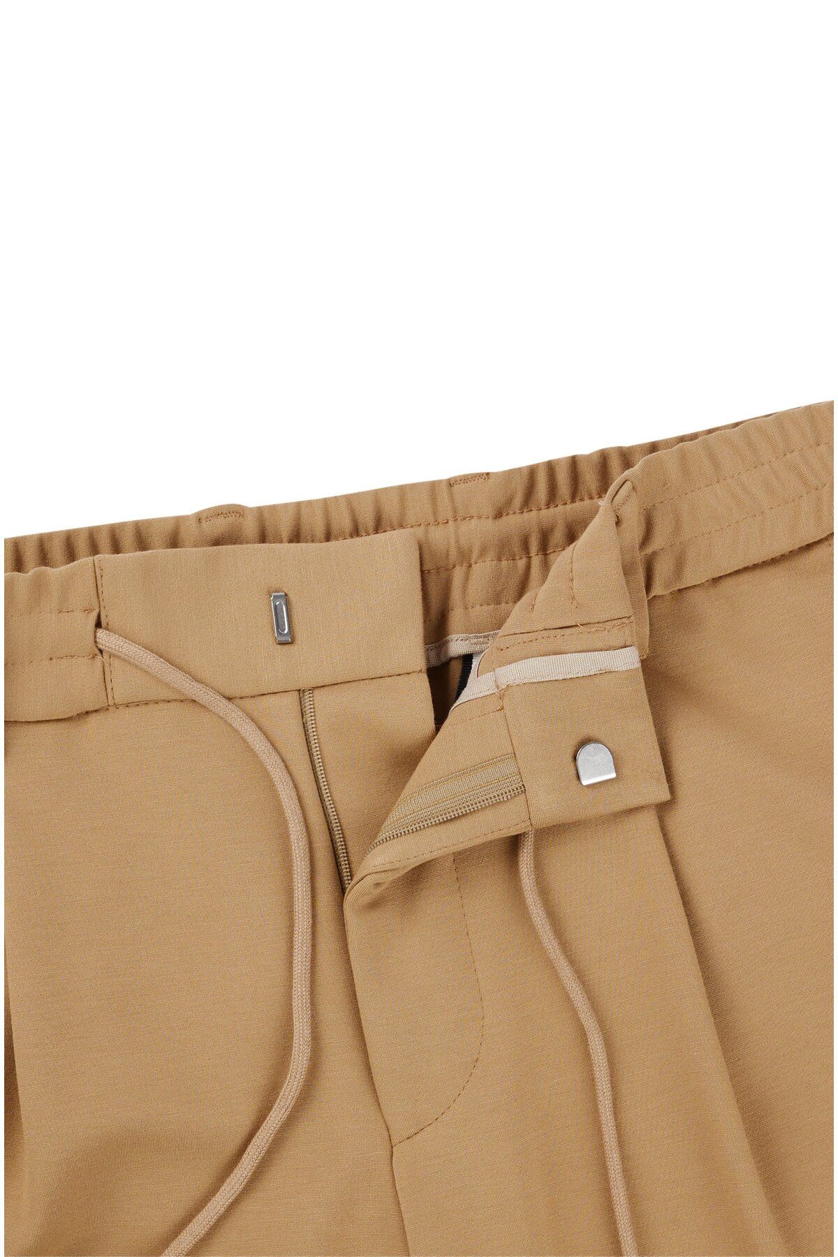 شلوار مردانه پنبه کمر طبیعی 5 جیب دکمه BEIGE 50509536 260 BOSS