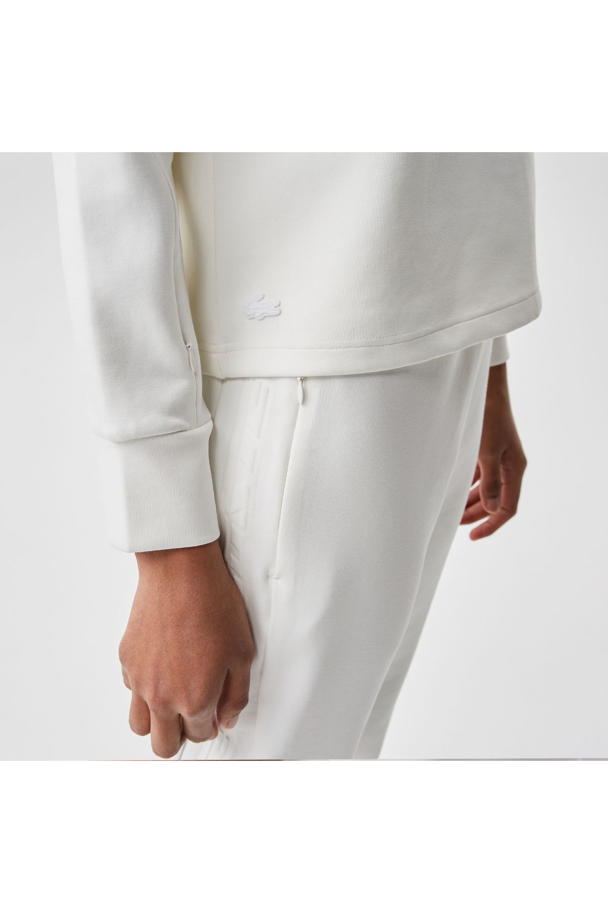 Lacoste پیراهن سفید لباس زنانه شل