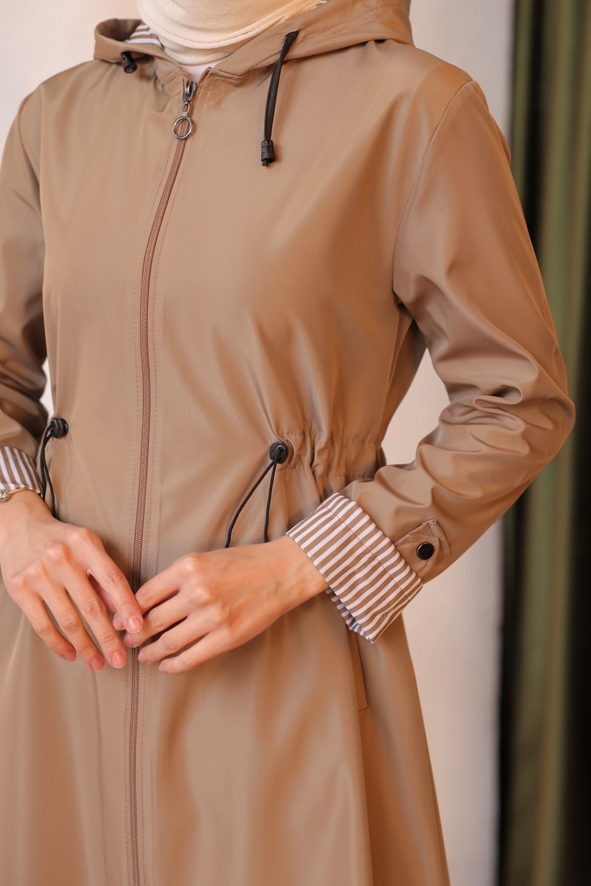 benguen-2060 Saison-Trenchcoat Beige 3