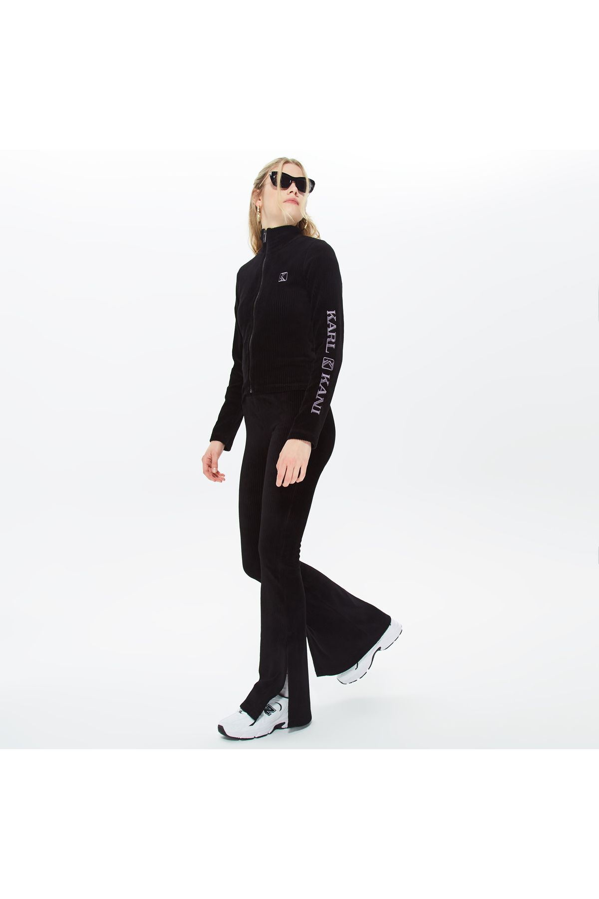 Karl kani velour hotsell tracksuit