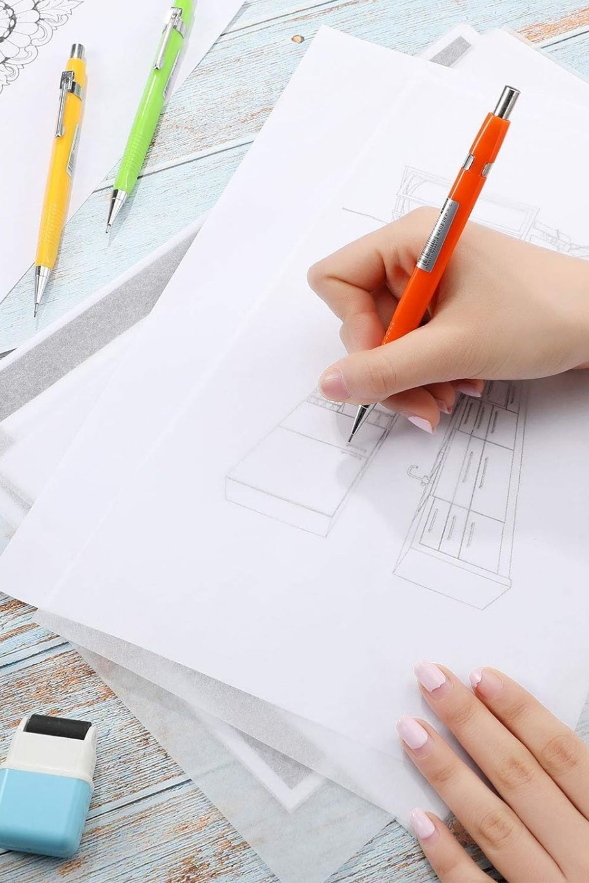 Copyder-ورق رسم شفاف مقاس A4 5