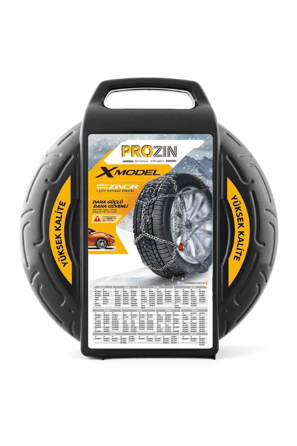 MEFATECH-PROZIN XMODEL TACTICAL SNOW CHAIN 2