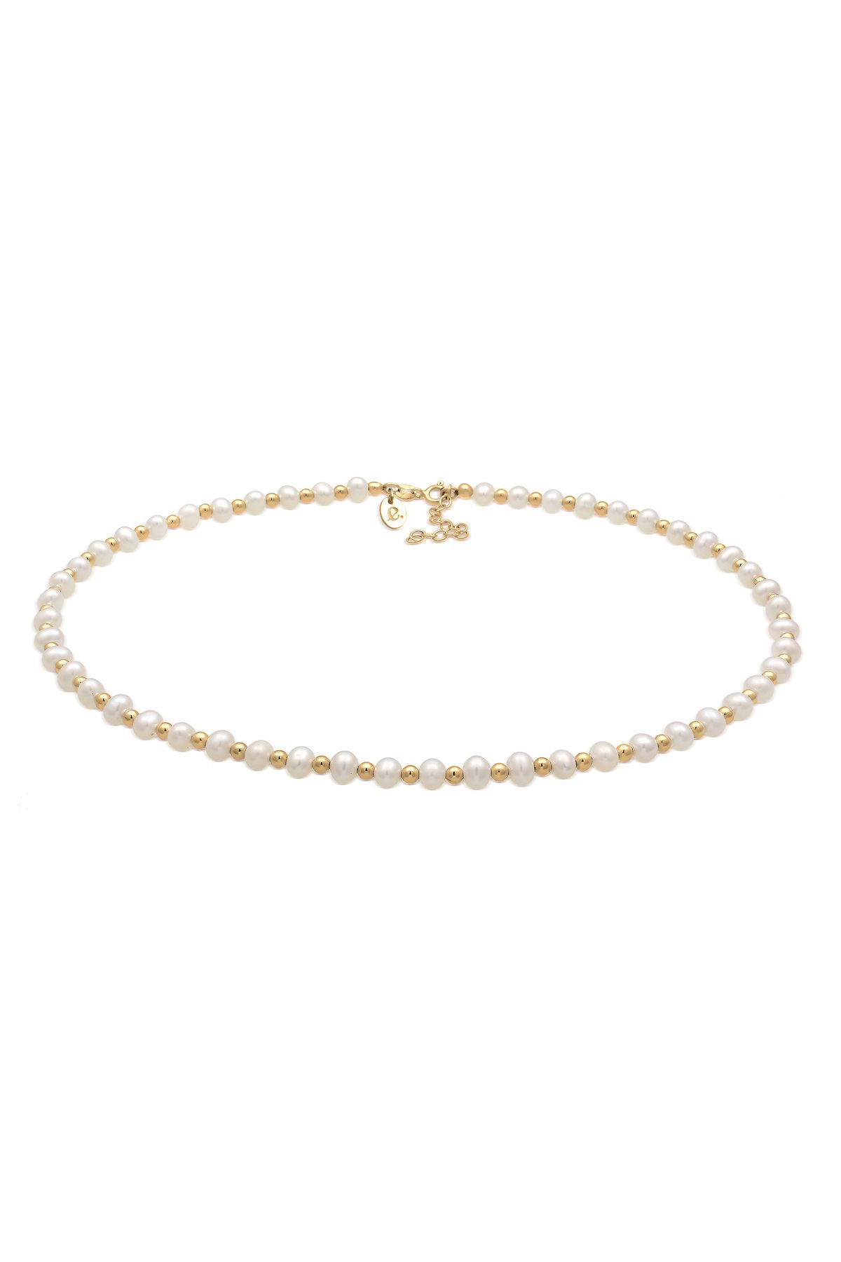 ELLI-Halskette Collier Kugel Süßwasserzuchtperle 925 Silber 1